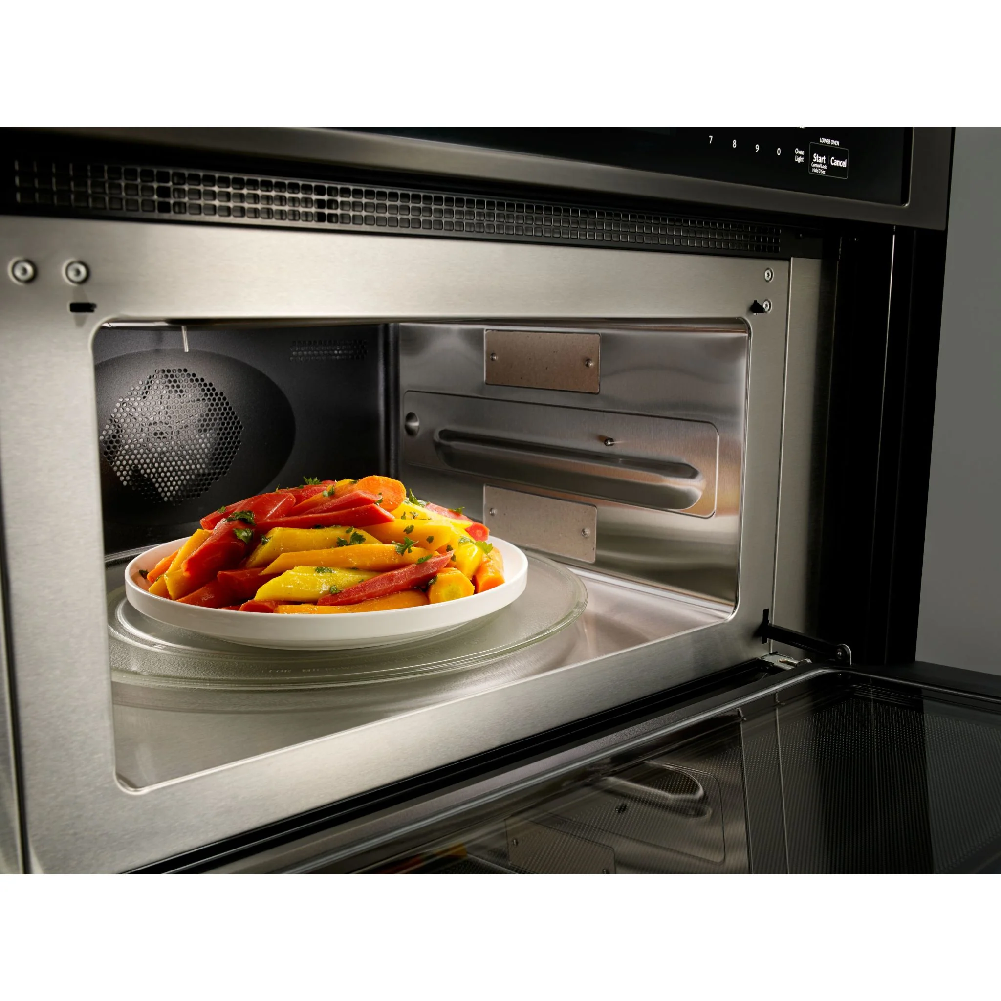 KitchenAid 30" Combination Wall Oven with Even-Heat True Convection (Lower Oven) (KOCE500EBS) - Image 28