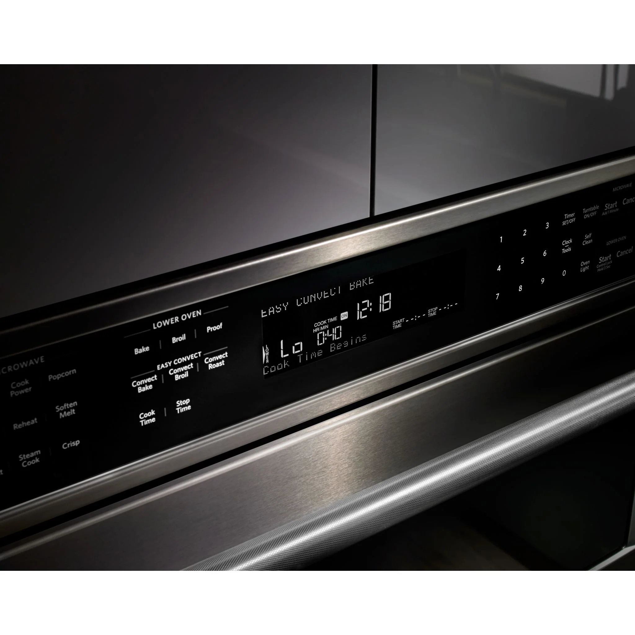 KitchenAid 30" Combination Wall Oven with Even-Heat True Convection (Lower Oven) (KOCE500EBS) - Image 4