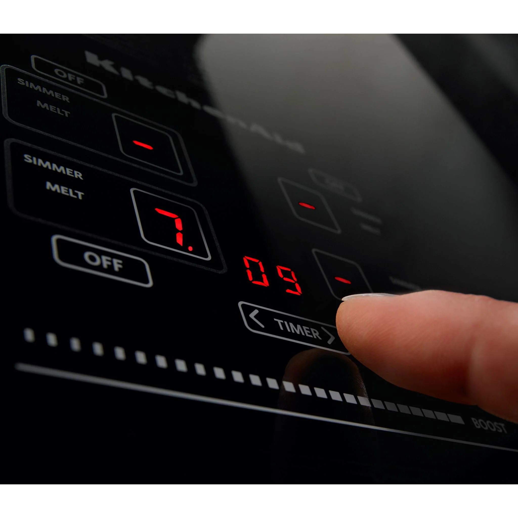 KitchenAid 36" Induction Cooktop with 5 Elements, Touch-Activated Controls and Power Slider (KICU569XSS) - Image 11