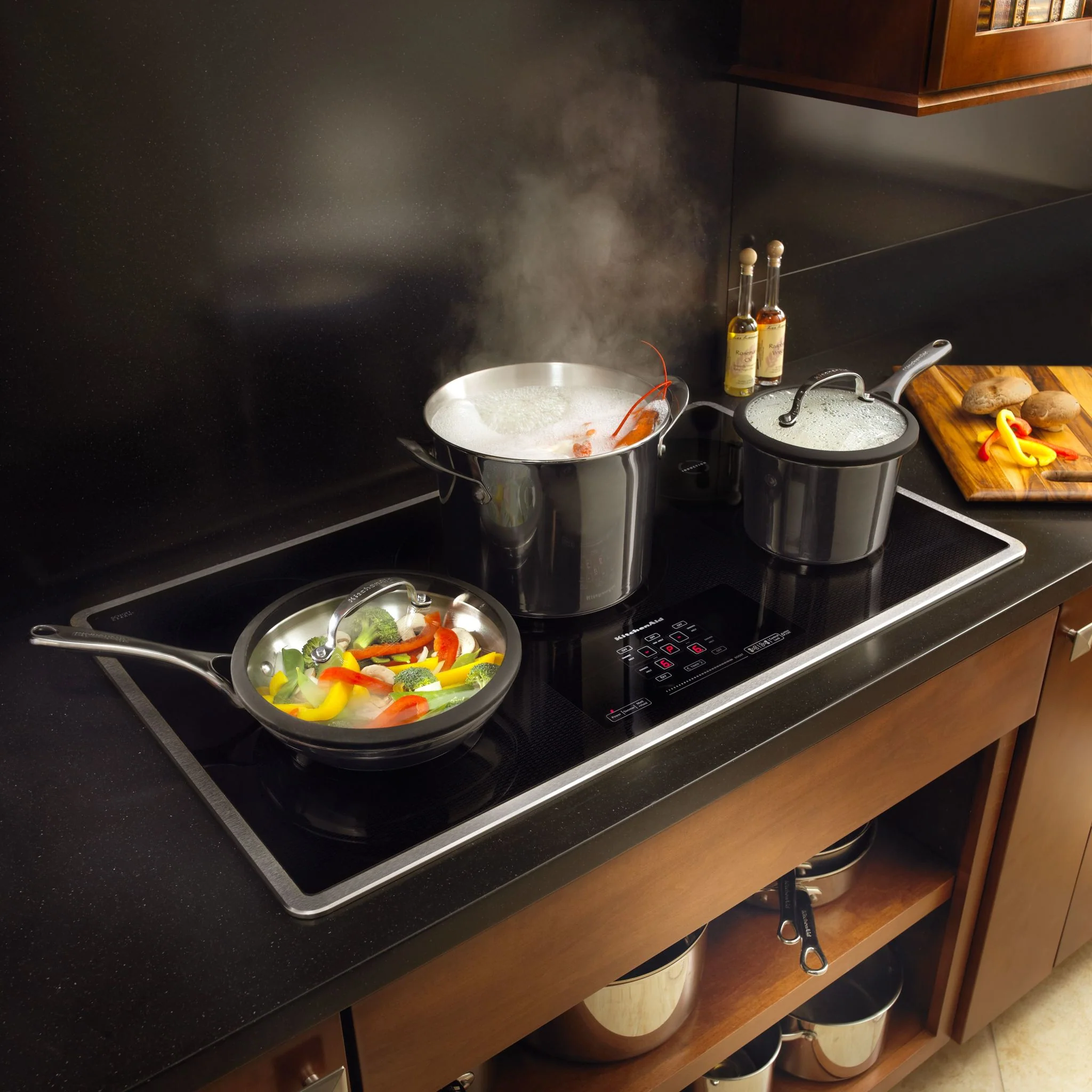 KitchenAid 36" Induction Cooktop with 5 Elements, Touch-Activated Controls and Power Slider (KICU569XSS) - Image 19