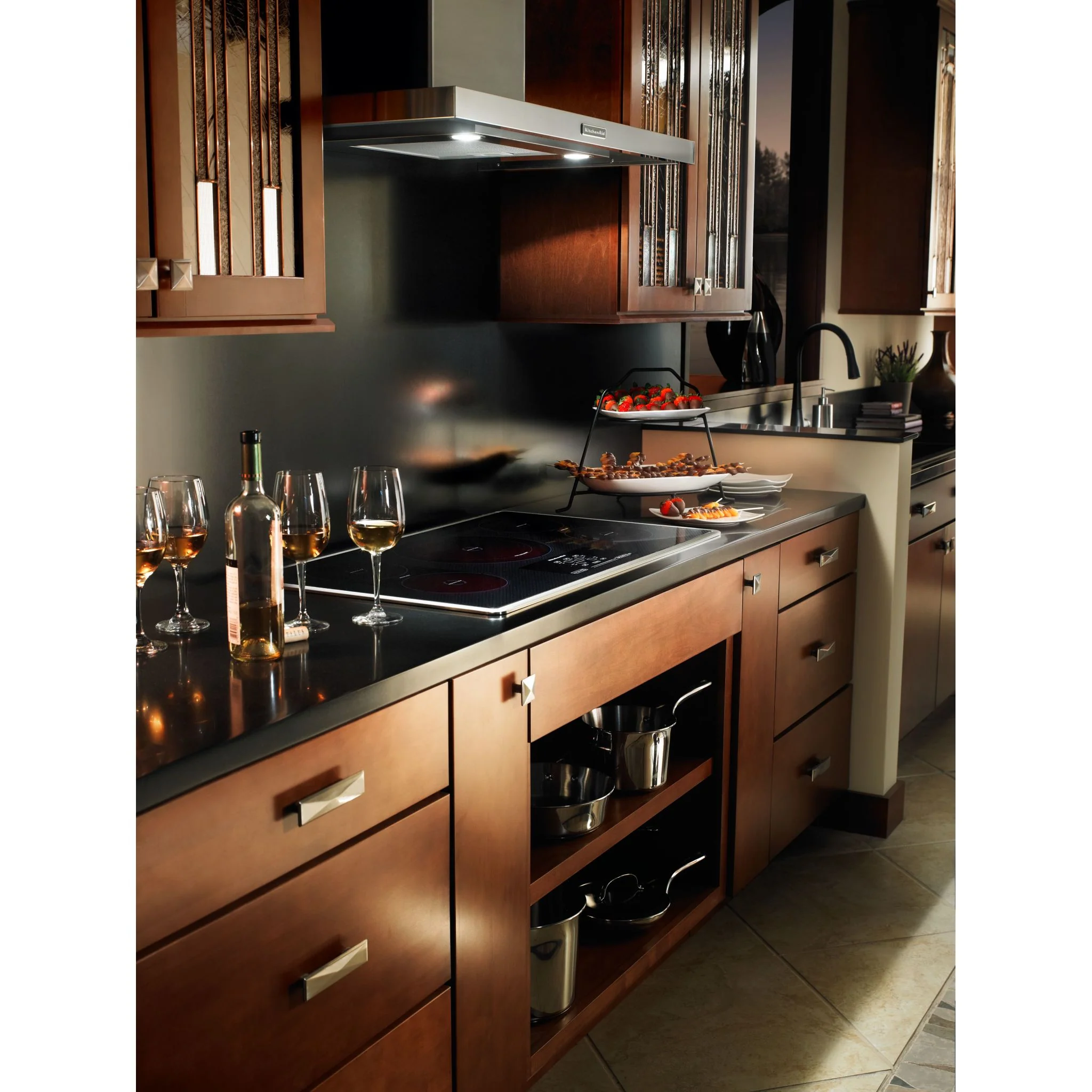 KitchenAid 36" Induction Cooktop with 5 Elements, Touch-Activated Controls and Power Slider (KICU569XSS) - Image 4