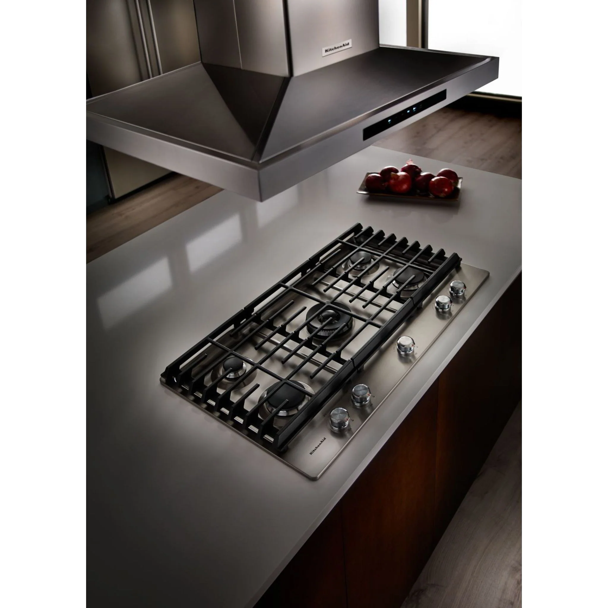KitchenAid 36" 5-Burner Gas Cooktop -Stainless Steel (KCGS556ESS) - Image 27