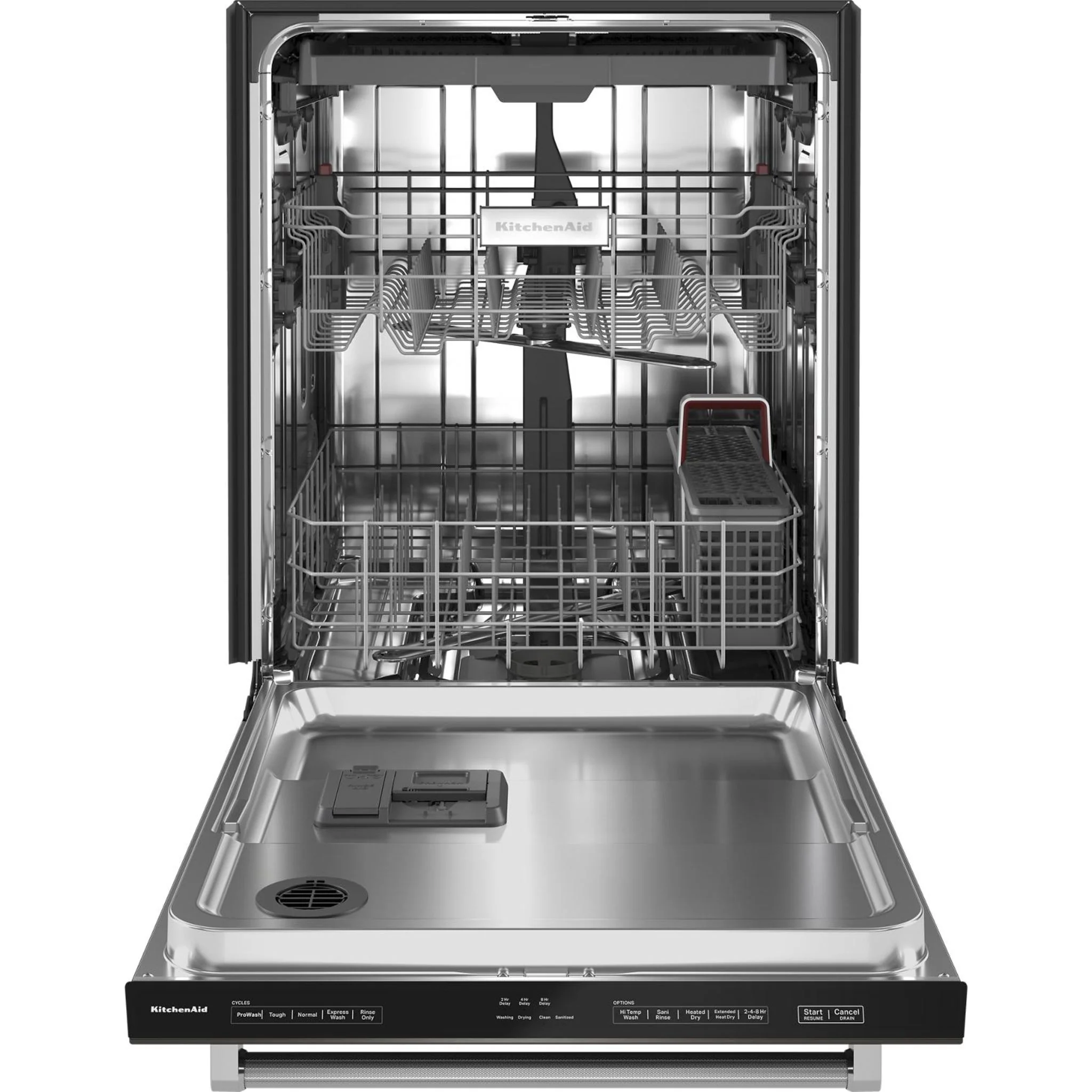 KitchenAid 39 dBA Dishwasher in PrintShield Finish with Third Level Utensil Rack - Black Stainless (KDTE204KBS) - Image 39