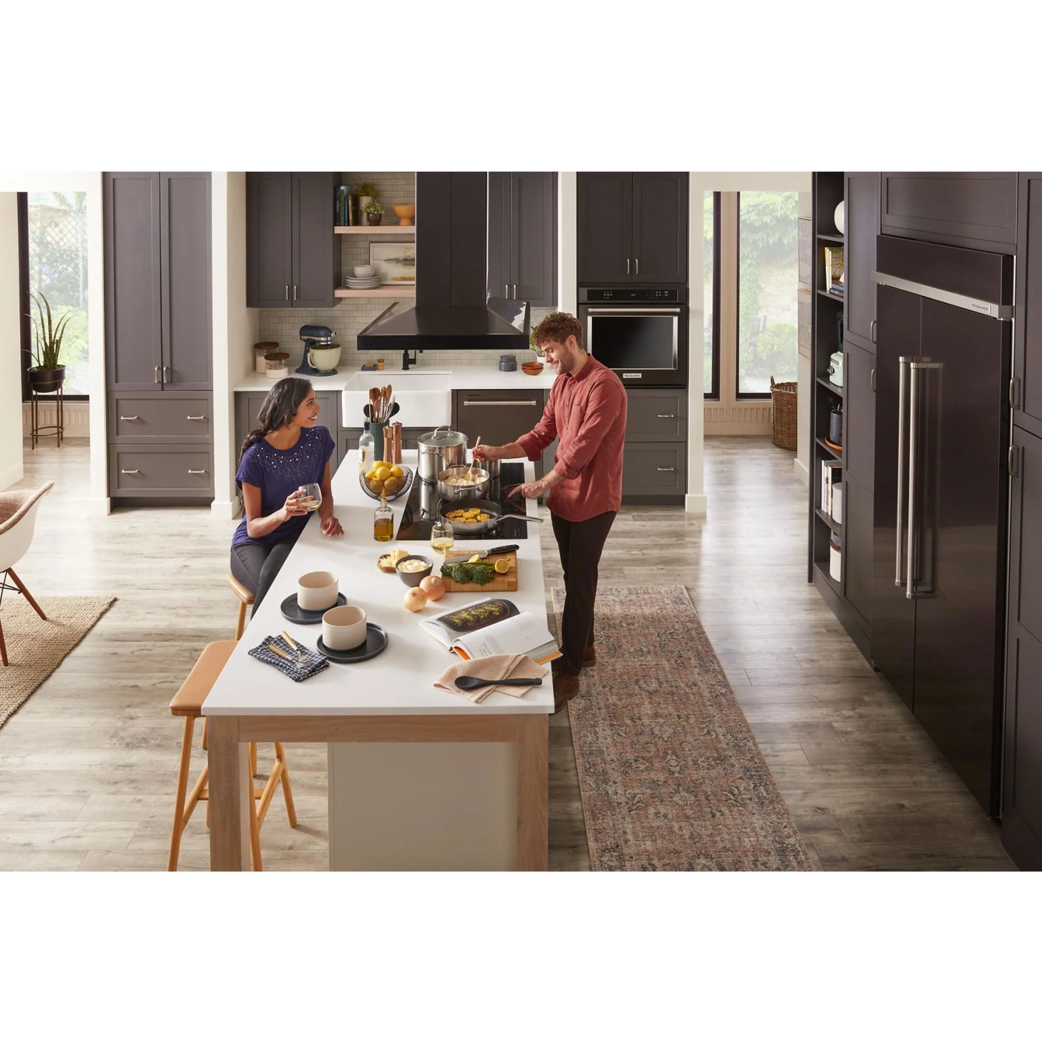 KitchenAid 39 dBA Dishwasher in PrintShield Finish with Third Level Utensil Rack - Black Stainless (KDTE204KBS) - Image 44