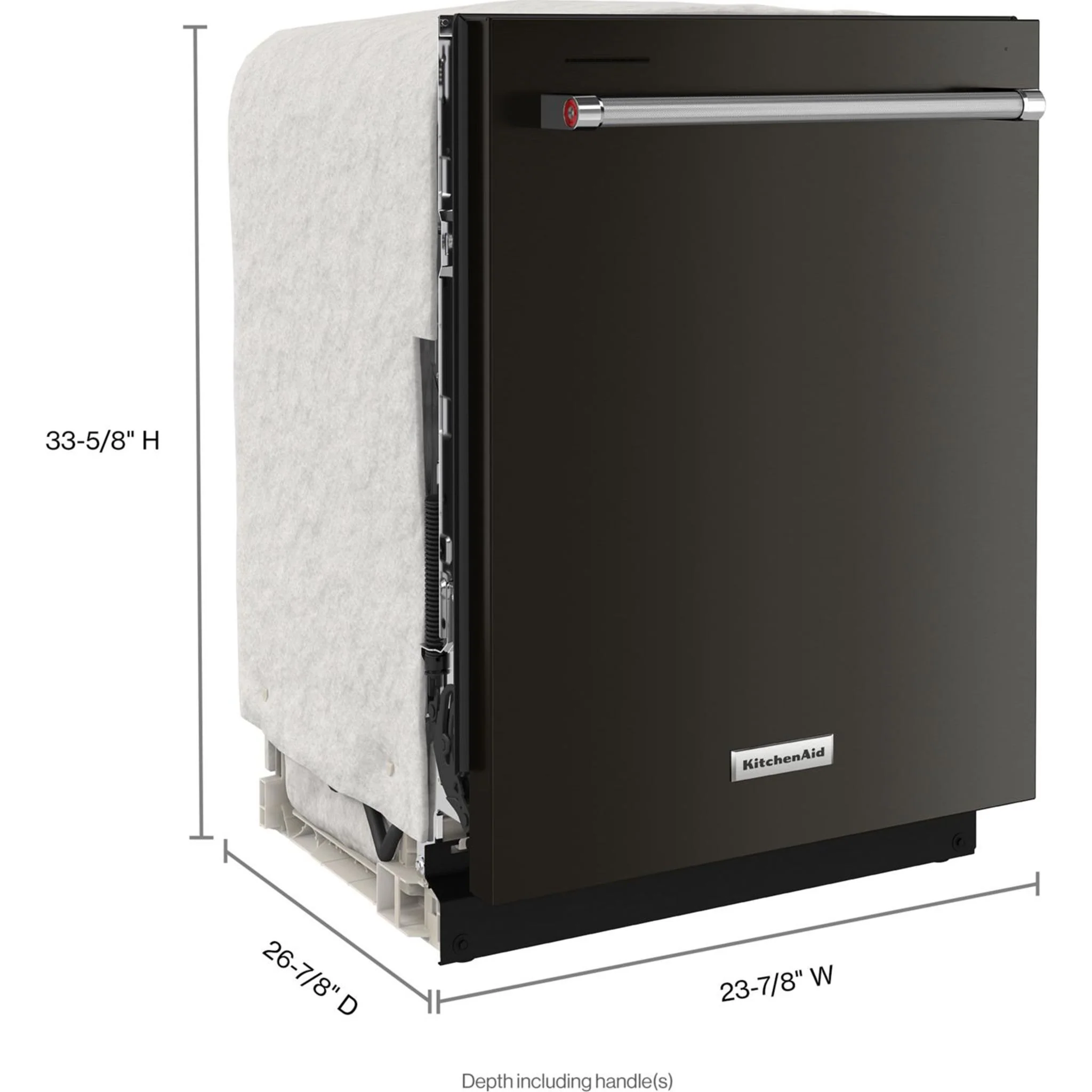 KitchenAid 39 dBA Dishwasher in PrintShield Finish with Third Level Utensil Rack - Black Stainless (KDTE204KBS) - Image 48