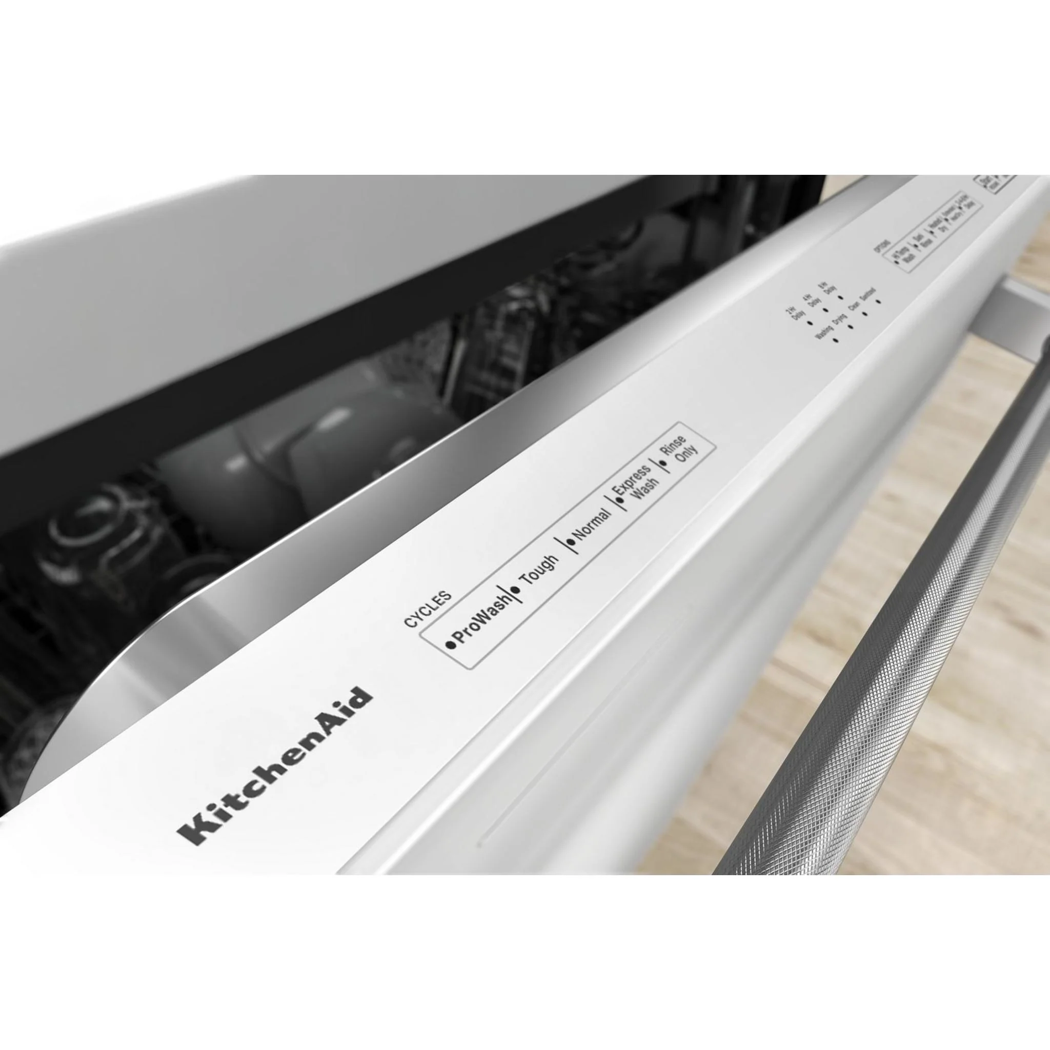 KitchenAid 39 dBA Dishwasher with Third Level Utensil Rack - White (KDTE204KWH) - Image 10