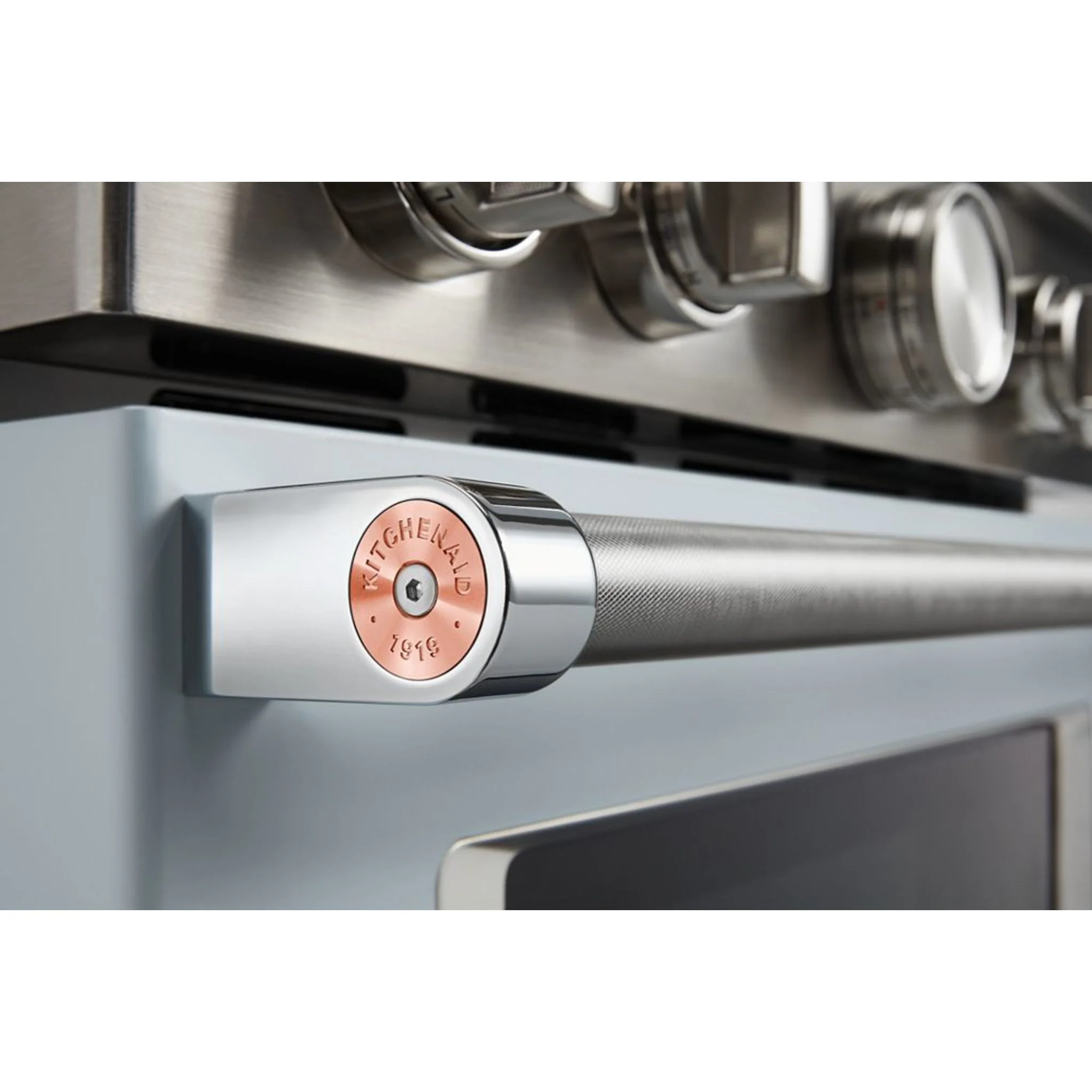 KitchenAid 30'' Smart Commercial-Style Dual Fuel Range with 4 Burners - Ink Blue (KFDC500JIB) - Image 13