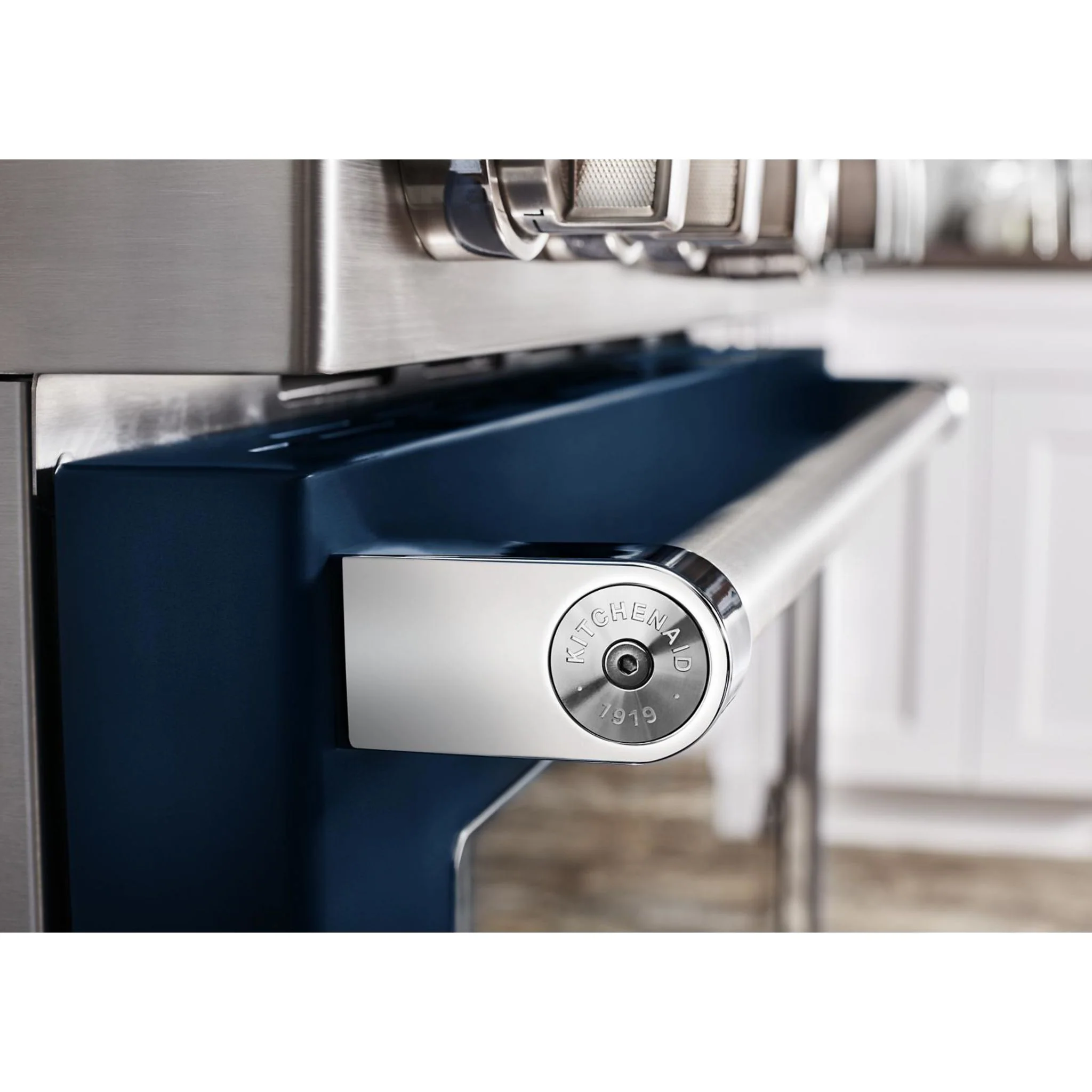 KitchenAid 30'' Smart Commercial-Style Dual Fuel Range with 4 Burners - Ink Blue (KFDC500JIB) - Image 16