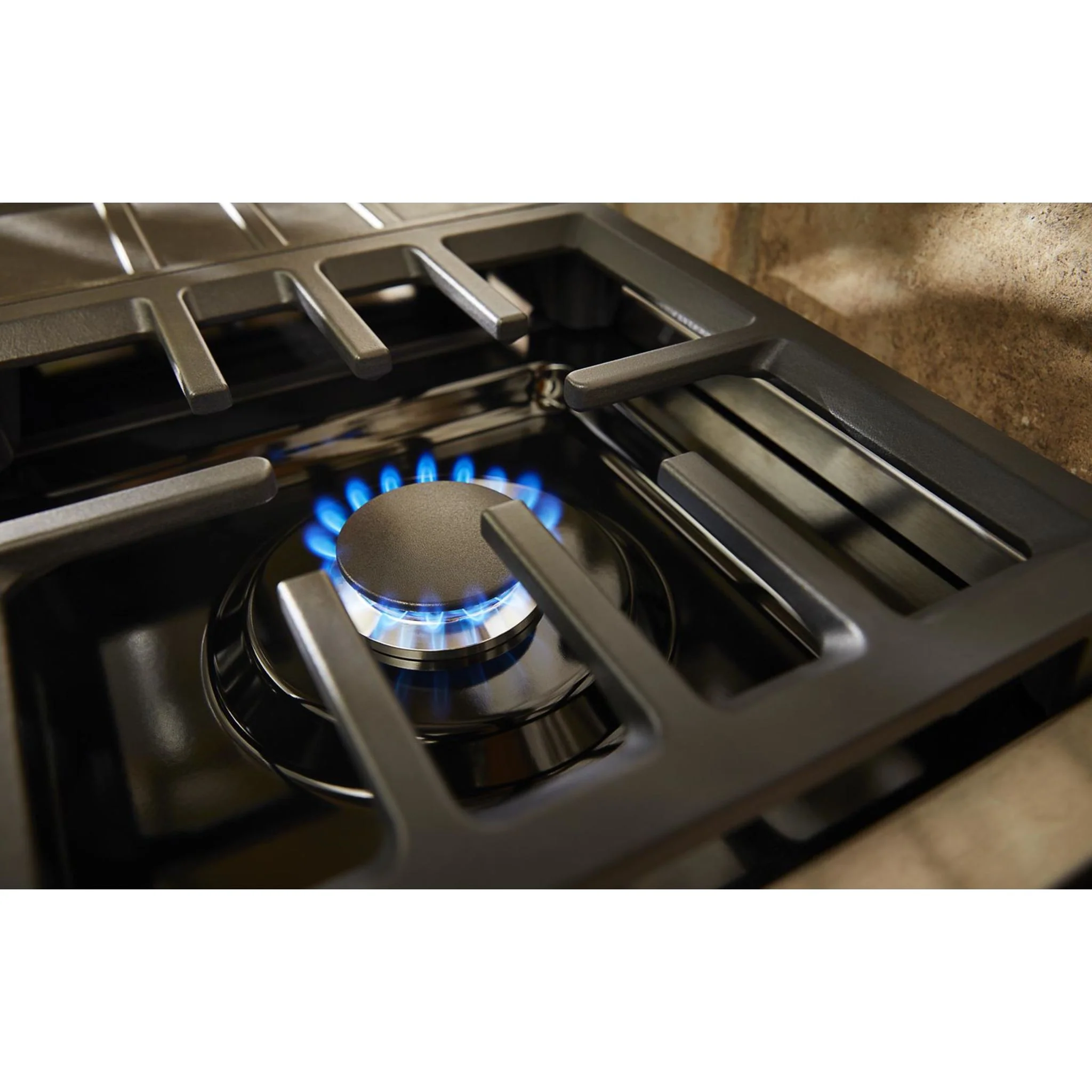 KitchenAid 30'' Smart Commercial-Style Dual Fuel Range with 4 Burners - Ink Blue (KFDC500JIB) - Image 38