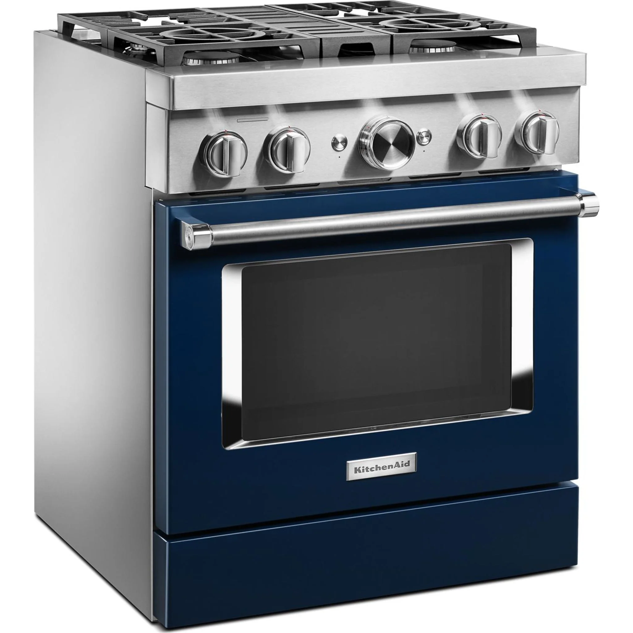 KitchenAid 30'' Smart Commercial-Style Dual Fuel Range with 4 Burners - Ink Blue (KFDC500JIB) - Image 39