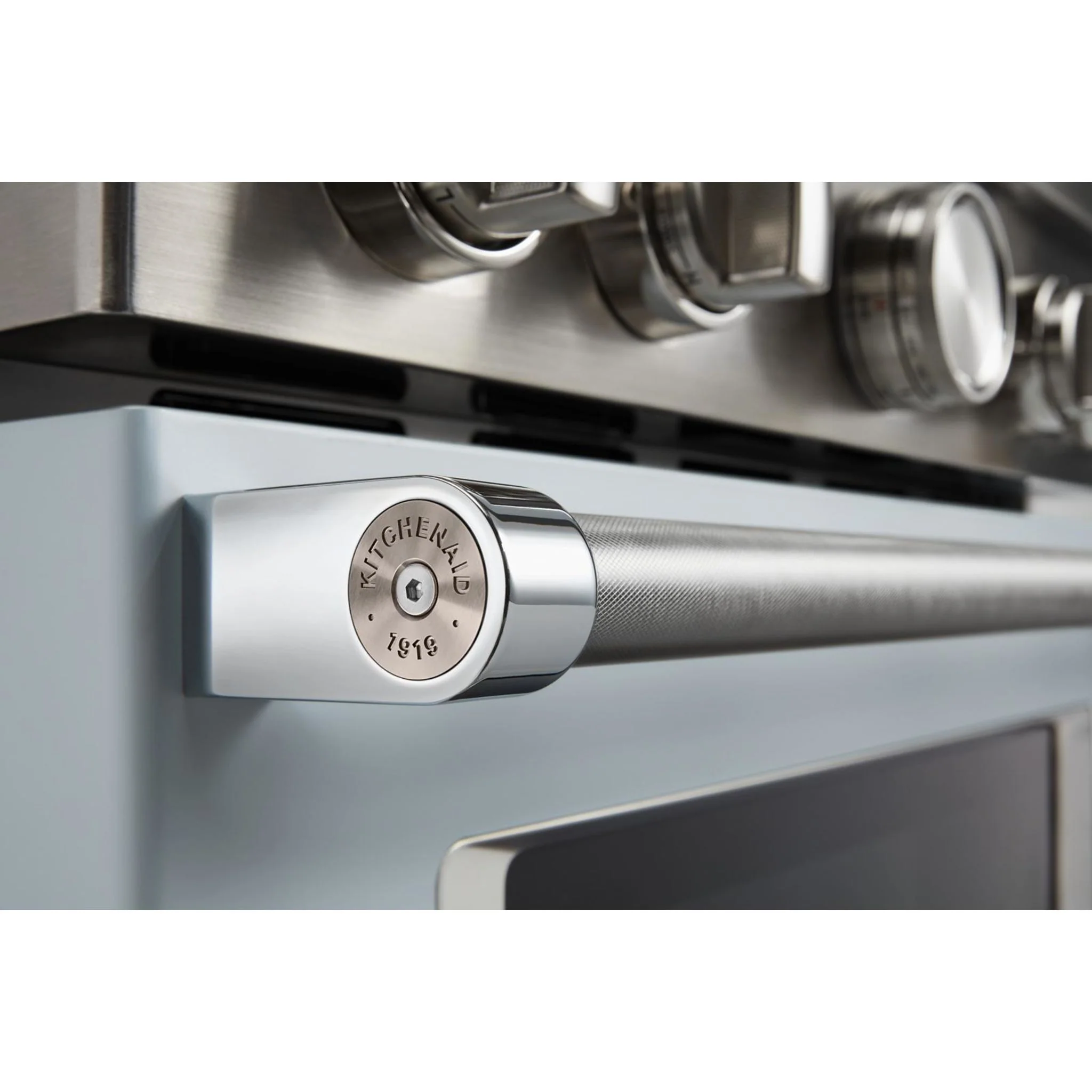 KitchenAid 30'' Smart Commercial-Style Dual Fuel Range with 4 Burners - Misty Blue (KFDC500JMB) - Image 33