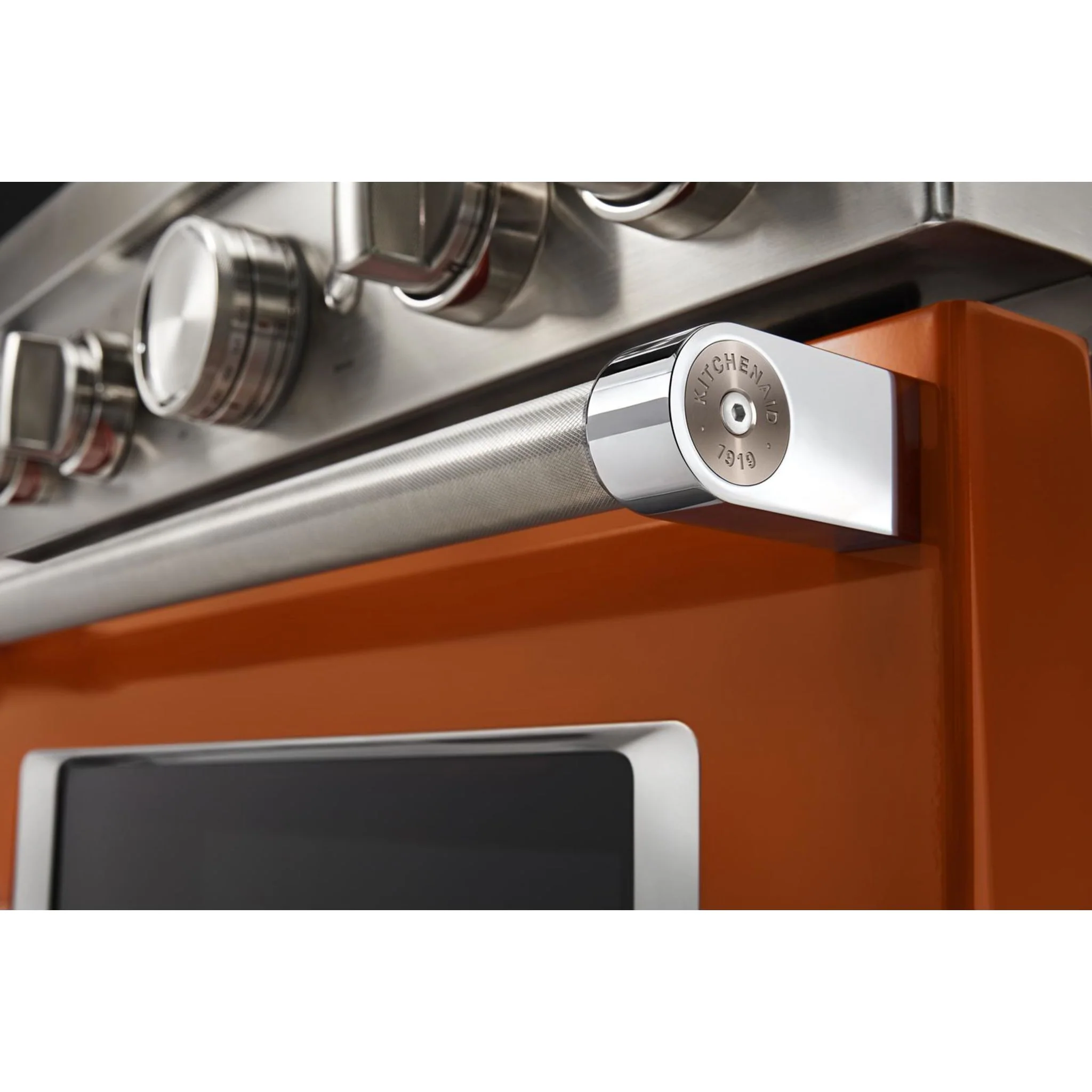 KitchenAid 30'' Smart Commercial-Style Dual Fuel Range with 4 Burners - Scorched Orange (KFDC500JSC) - Image 28