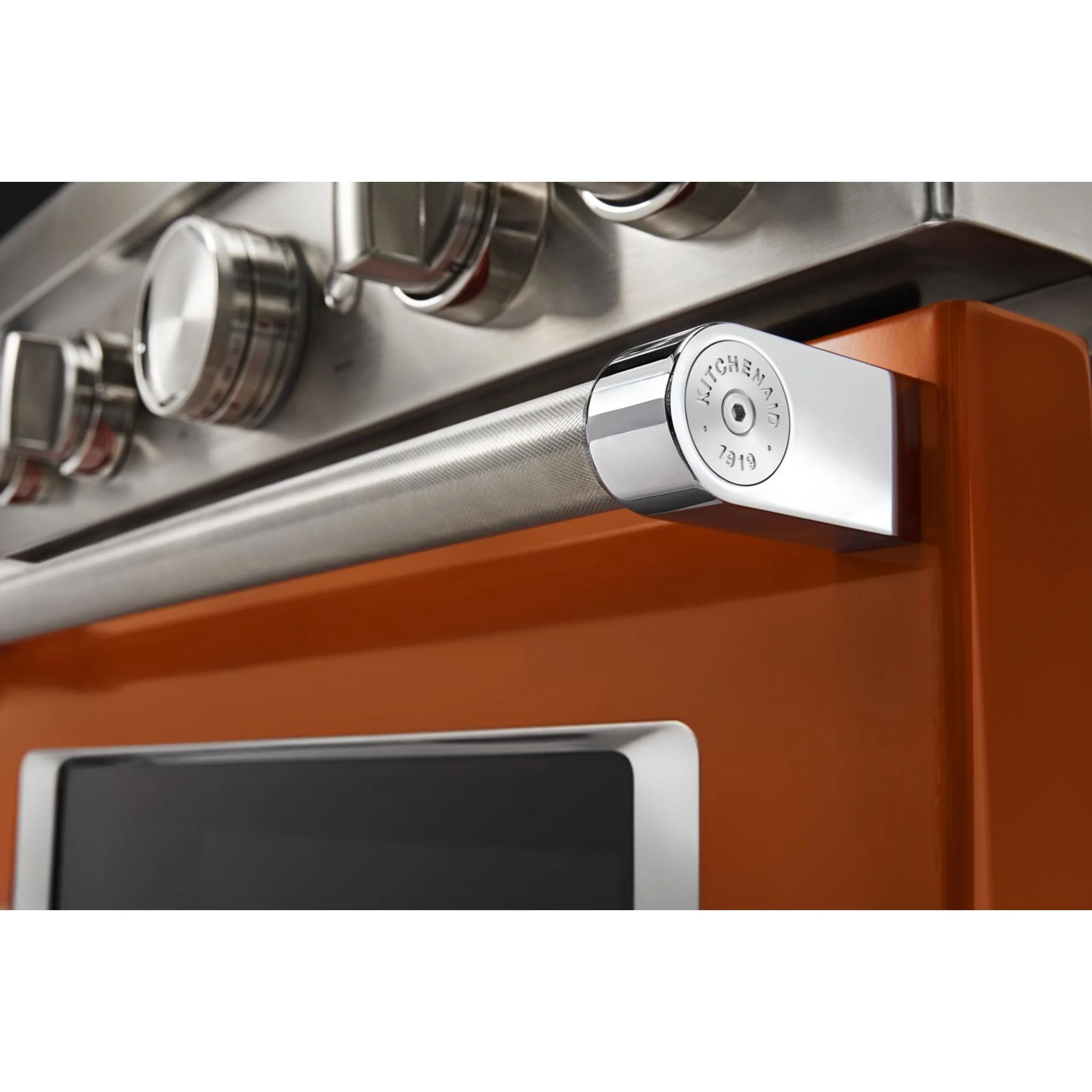 KitchenAid 30'' Smart Commercial-Style Dual Fuel Range with 4 Burners - Scorched Orange (KFDC500JSC) - Image 39