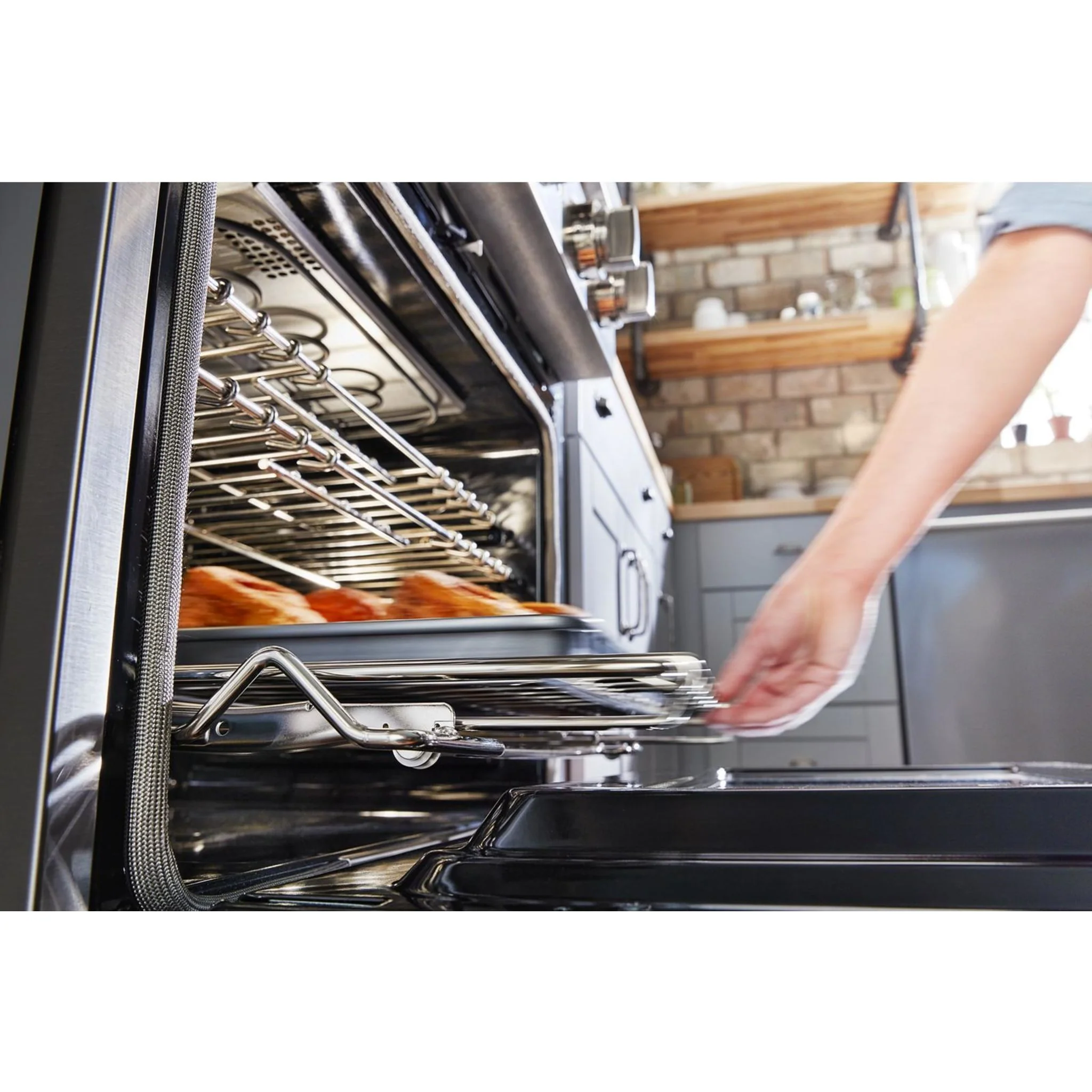 KitchenAid  30'' Smart Commercial-Style Dual Fuel Range with 4 Burners - Stainless Steel (KFDC500JSS) - Image 50