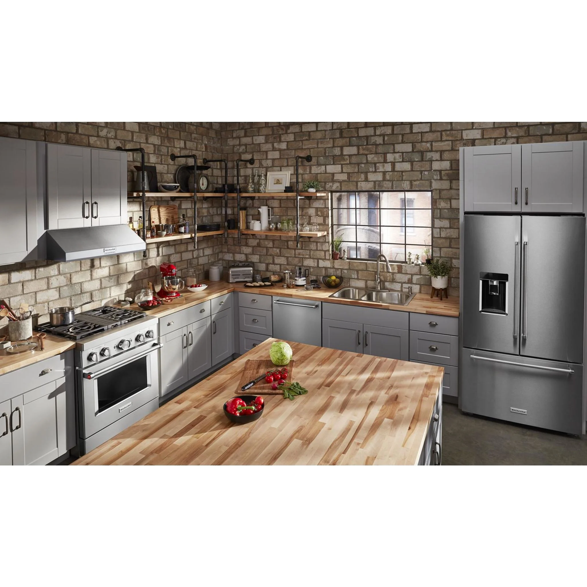 KitchenAid  30'' Smart Commercial-Style Dual Fuel Range with 4 Burners - Stainless Steel (KFDC500JSS) - Image 55