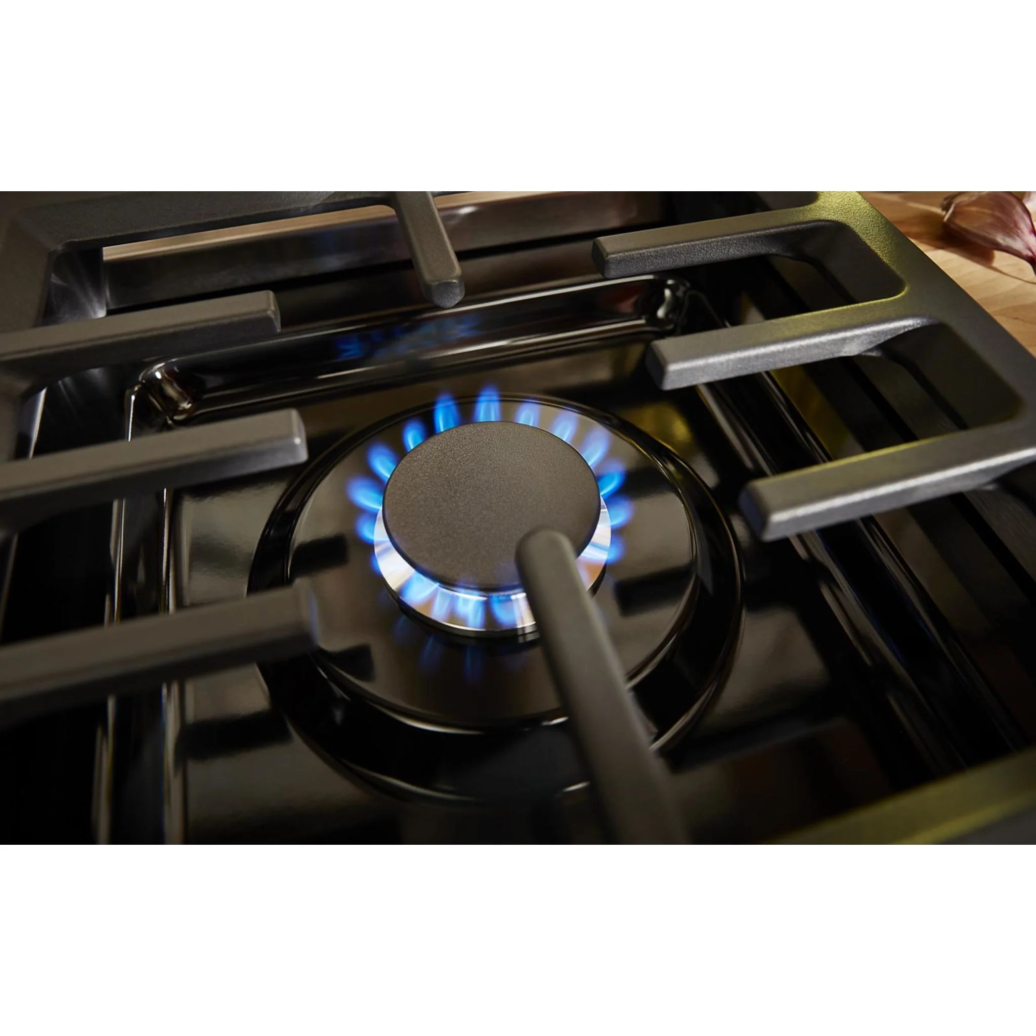 KitchenAid 30'' Smart Commercial-Style Gas Range with 4 Burners - Avocado Cream (KFGC500JAV) - Image 18