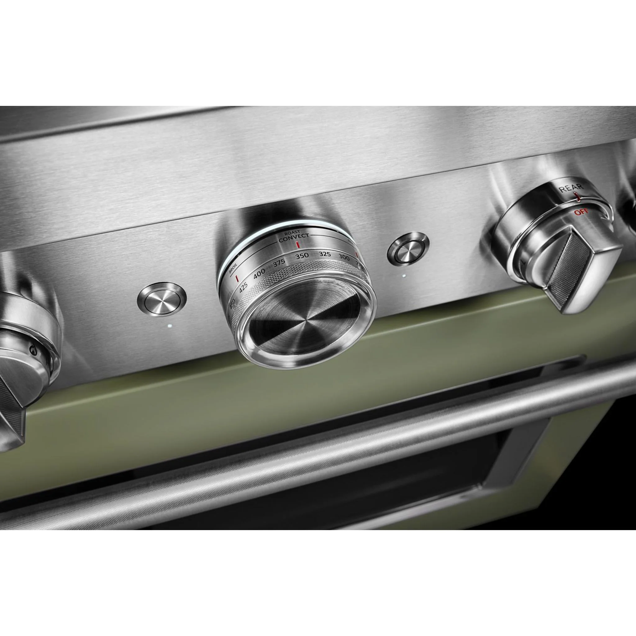 KitchenAid 30'' Smart Commercial-Style Gas Range with 4 Burners - Avocado Cream (KFGC500JAV) - Image 45