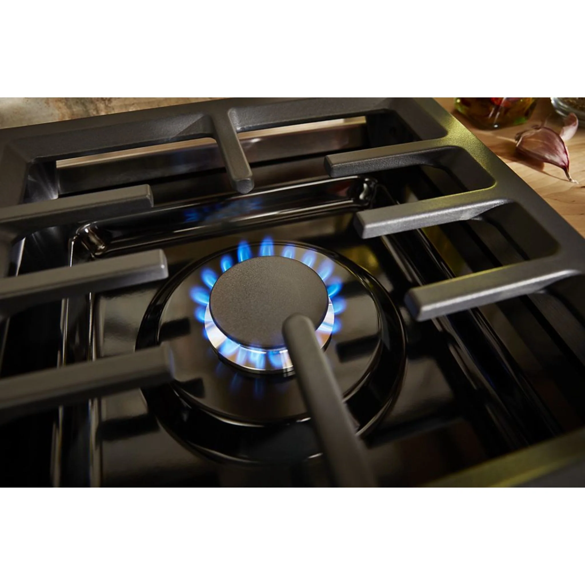 KitchenAid 30'' Smart Commercial-Style Gas Range with 4 Burners - Misty Blue (KFGC500JMB) - Image 29
