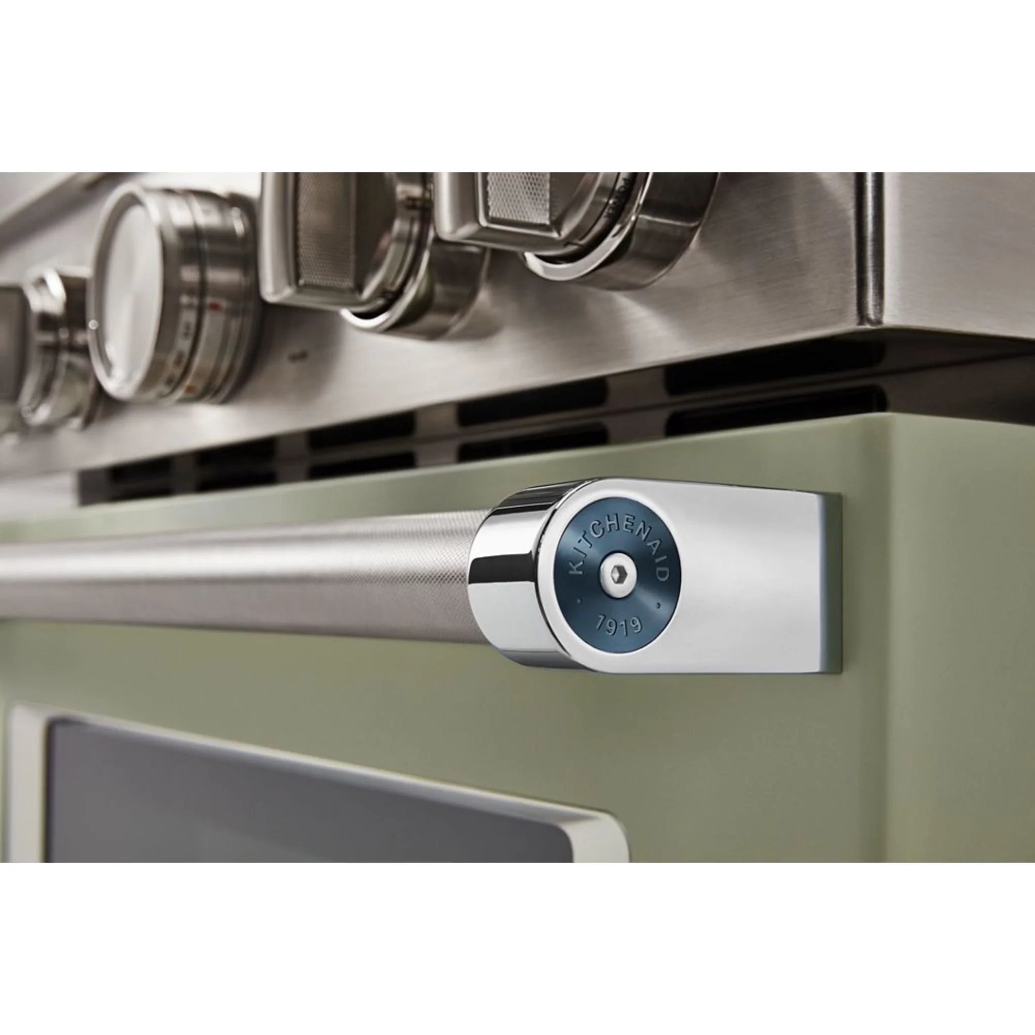 KitchenAid 30'' Smart Commercial-Style Gas Range with 4 Burners - Passion Red (KFGC500JPA) - Image 30