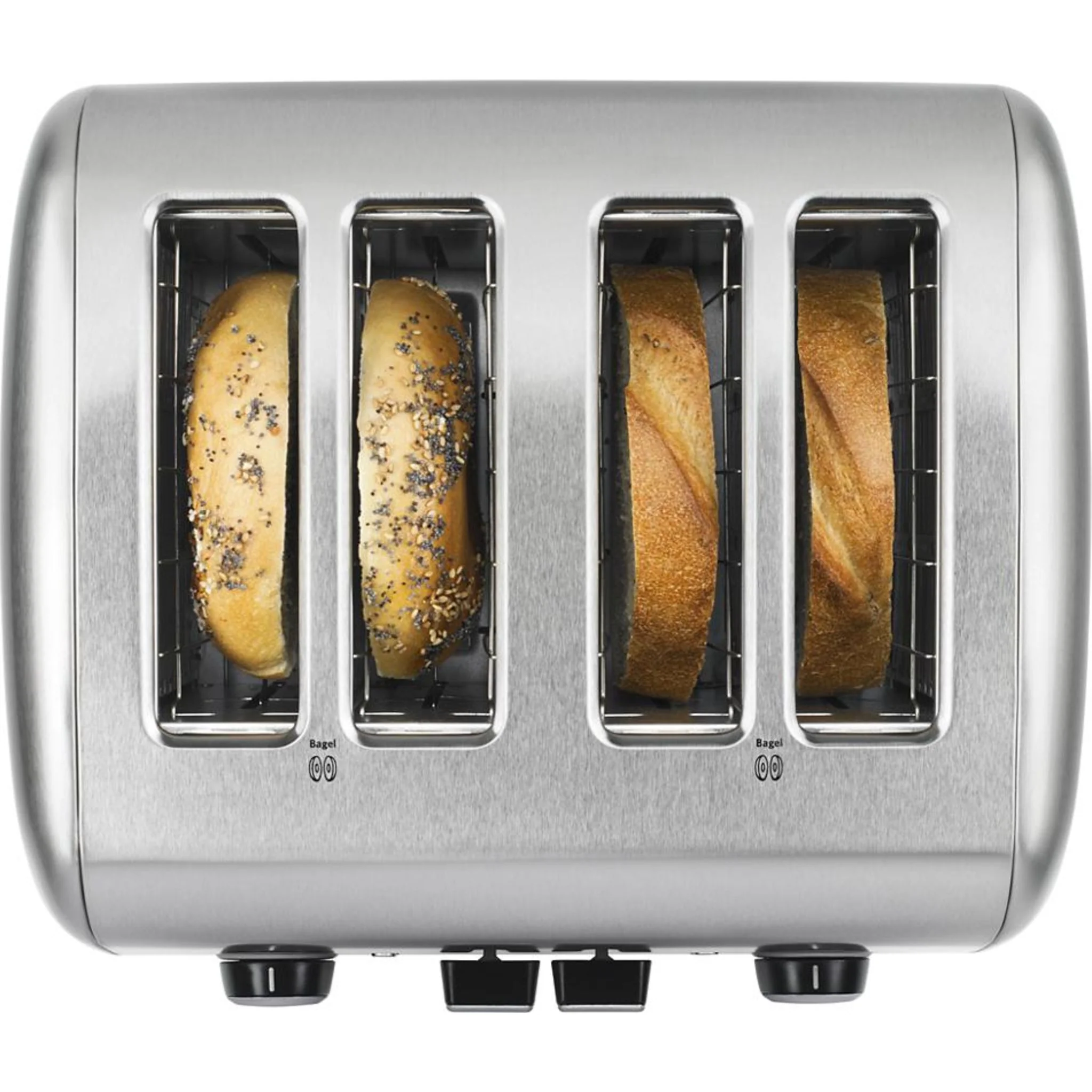 KitchenAid 4-Slice Toaster with Manual High-Lift Lever (KMT4115SX) - Brushed Stainless Steel - Image 10