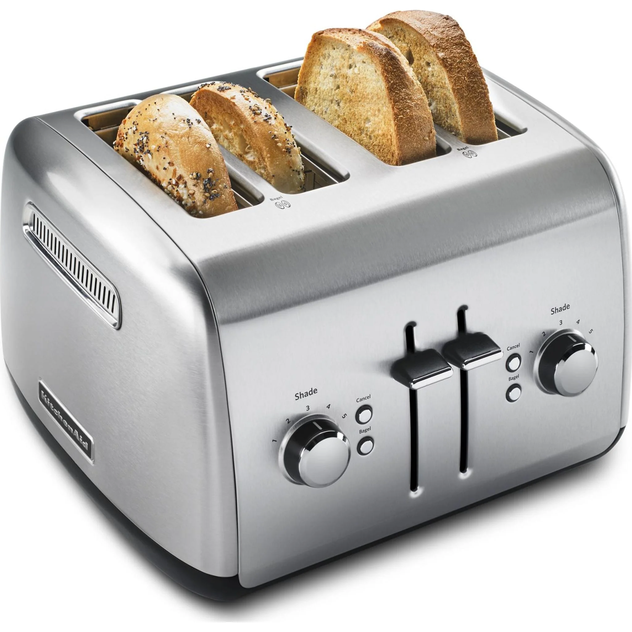 KitchenAid 4-Slice Toaster with Manual High-Lift Lever (KMT4115SX) - Brushed Stainless Steel - Image 3