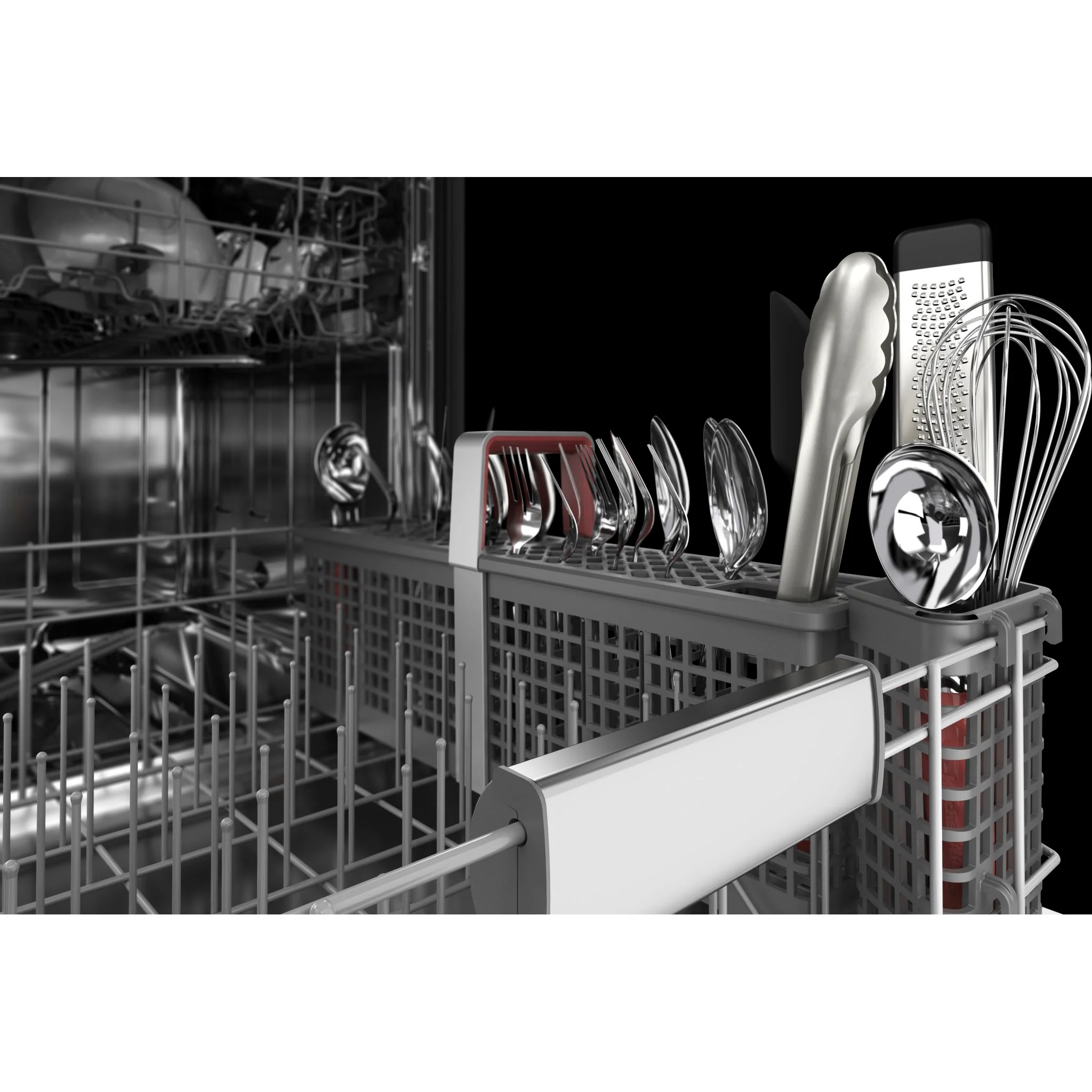 KitchenAid 44 dBA Dishwasher with 360A° Max Jets Third Rack and LED Interior Lighting - Stainless Steel (KDPM704KPS) - Image 10
