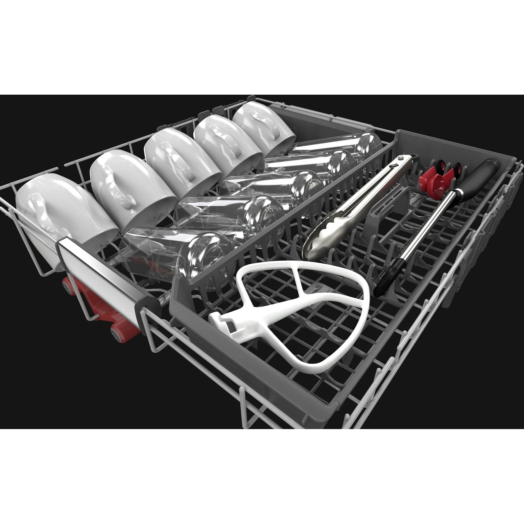 KitchenAid 44 dBA Dishwasher with 360A° Max Jets Third Rack and LED Interior Lighting - Stainless Steel (KDPM804KPS) - Image 12