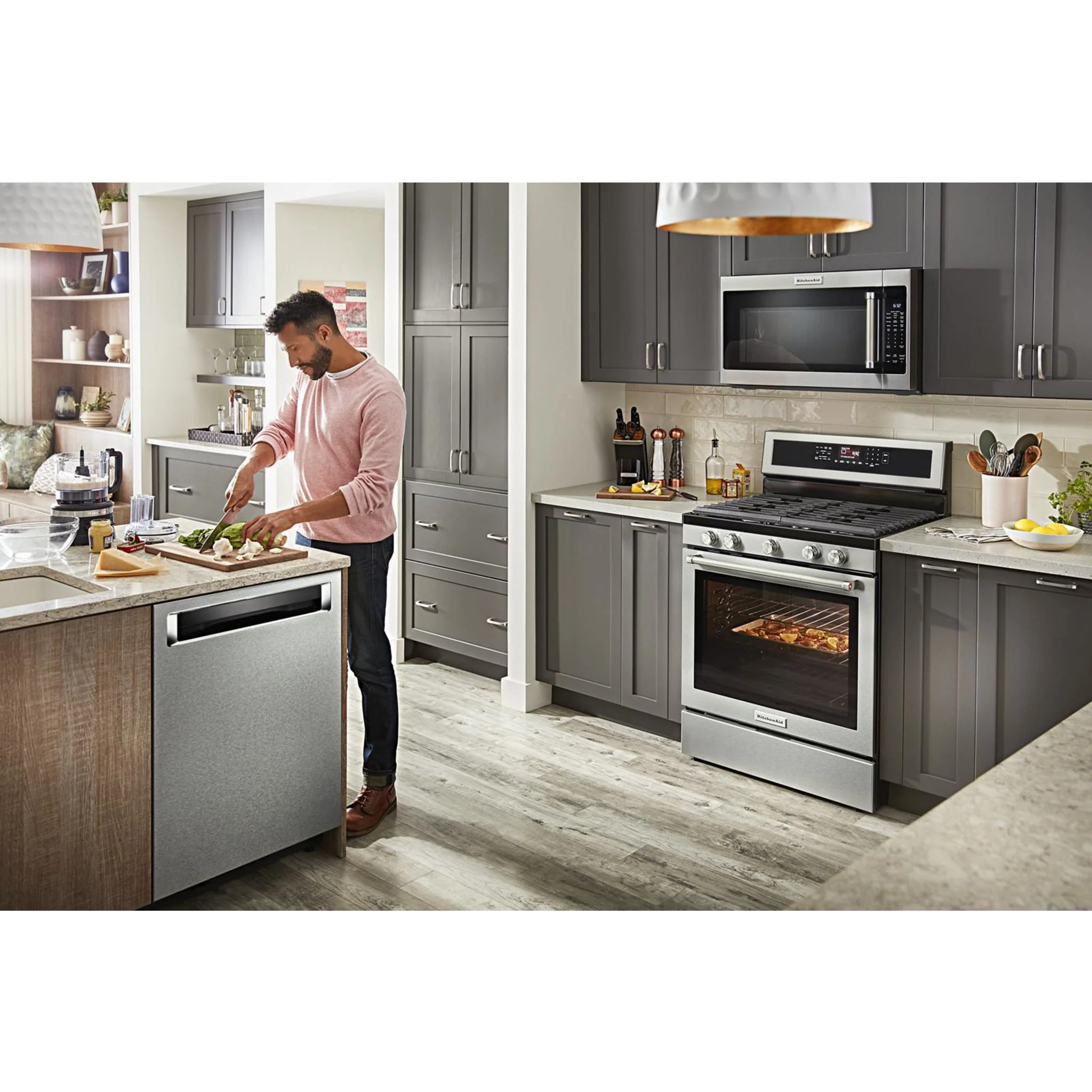 KitchenAid 44 dBA Dishwasher with 360A° Max Jets Third Rack and LED Interior Lighting - Stainless Steel (KDPM804KPS) - Image 18
