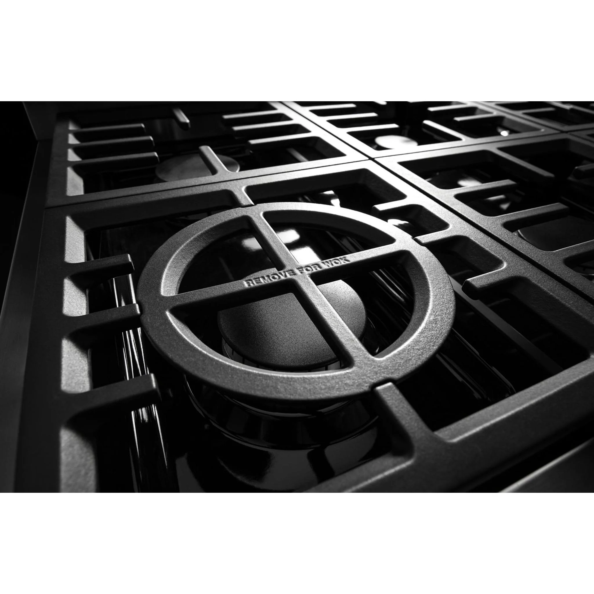 KitchenAid 36'' Smart Commercial-Style Dual Fuel Range with 6 Burners - Milkshake (KFDC506JMH) - Image 11