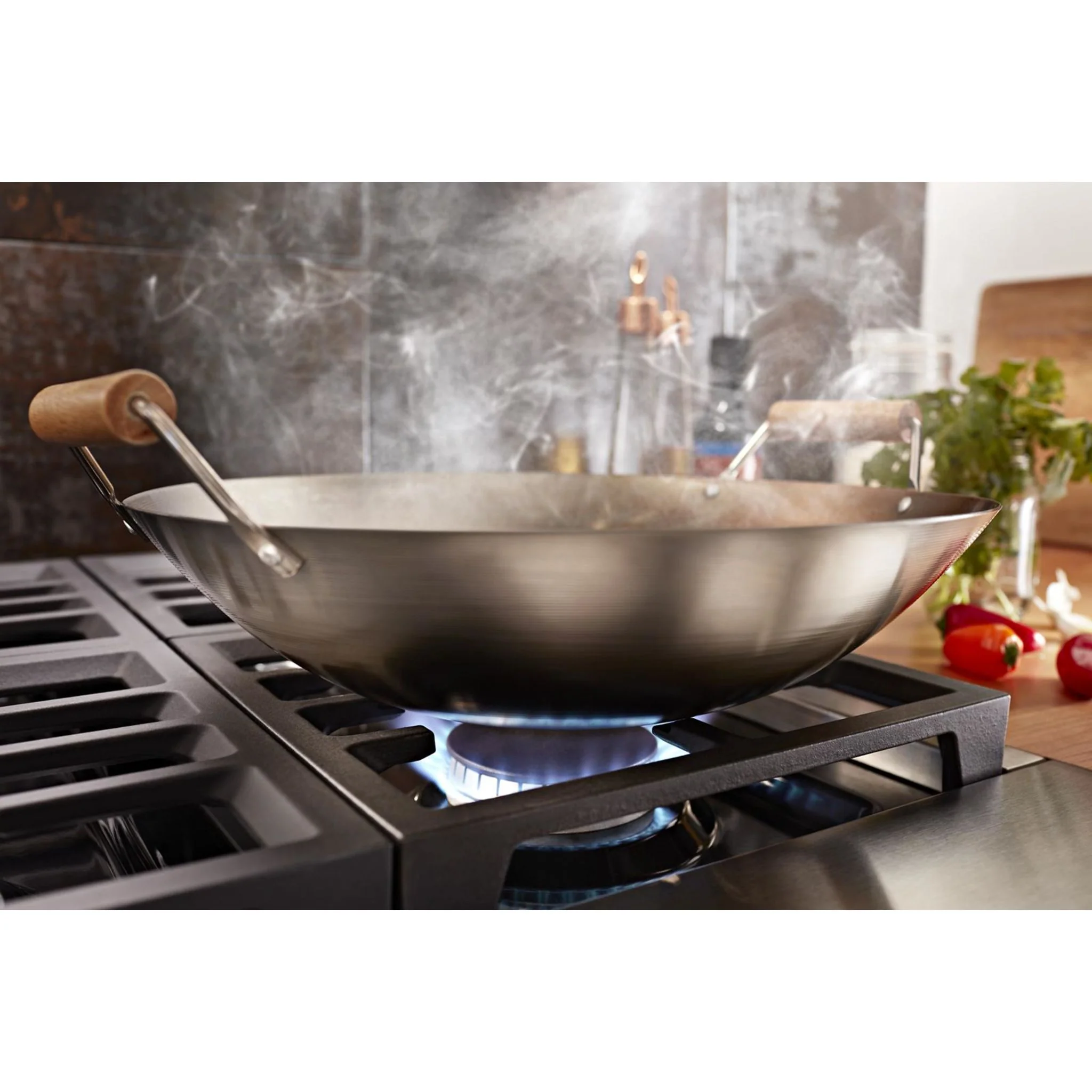 KitchenAid 36'' Smart Commercial-Style Dual Fuel Range with 6 Burners - Yellow Pepper (KFDC506JYP) - Image 43