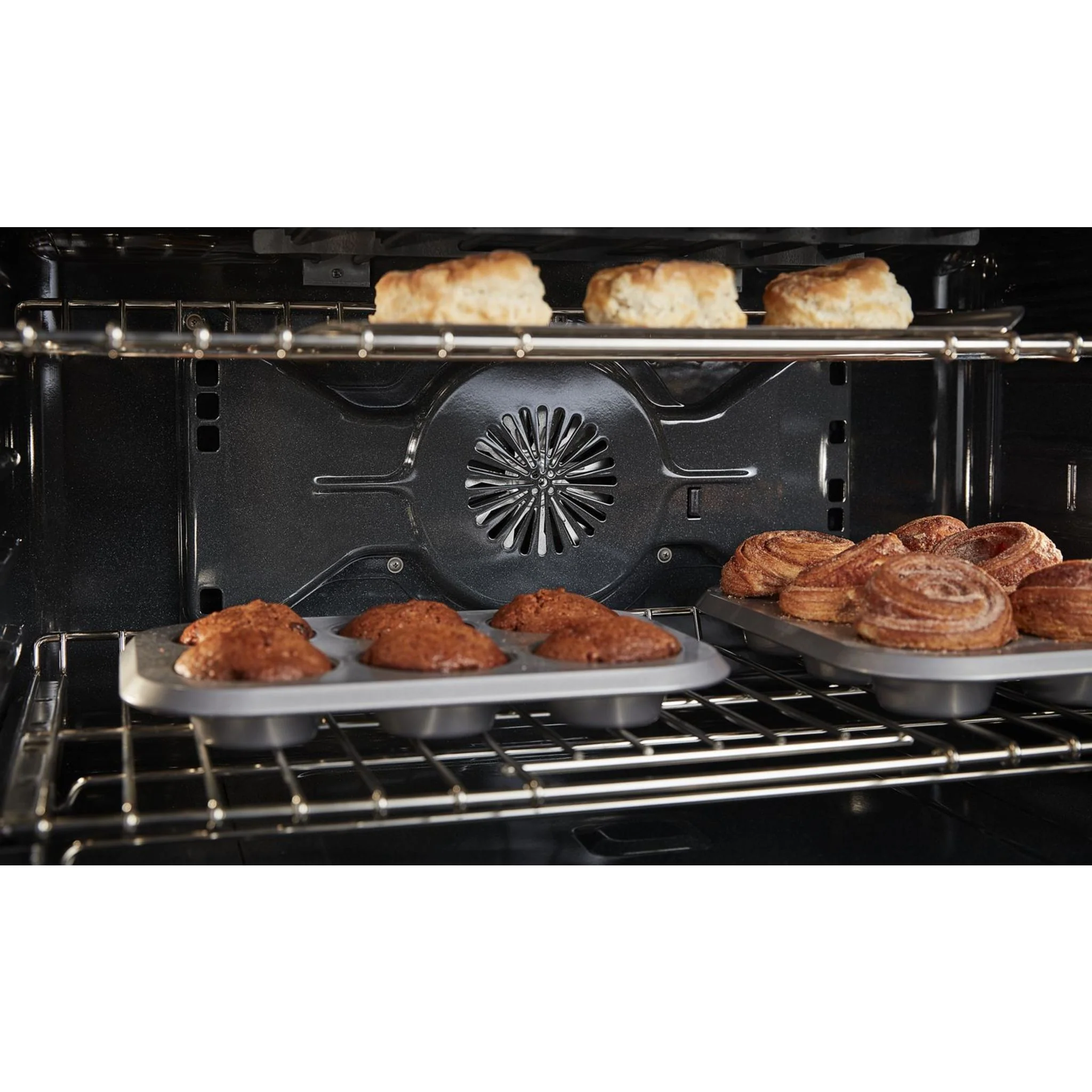 KitchenAid  36'' Smart Commercial-Style Gas Range with 6 Burners - Misty Blue (KFGC506JMB) - Image 13
