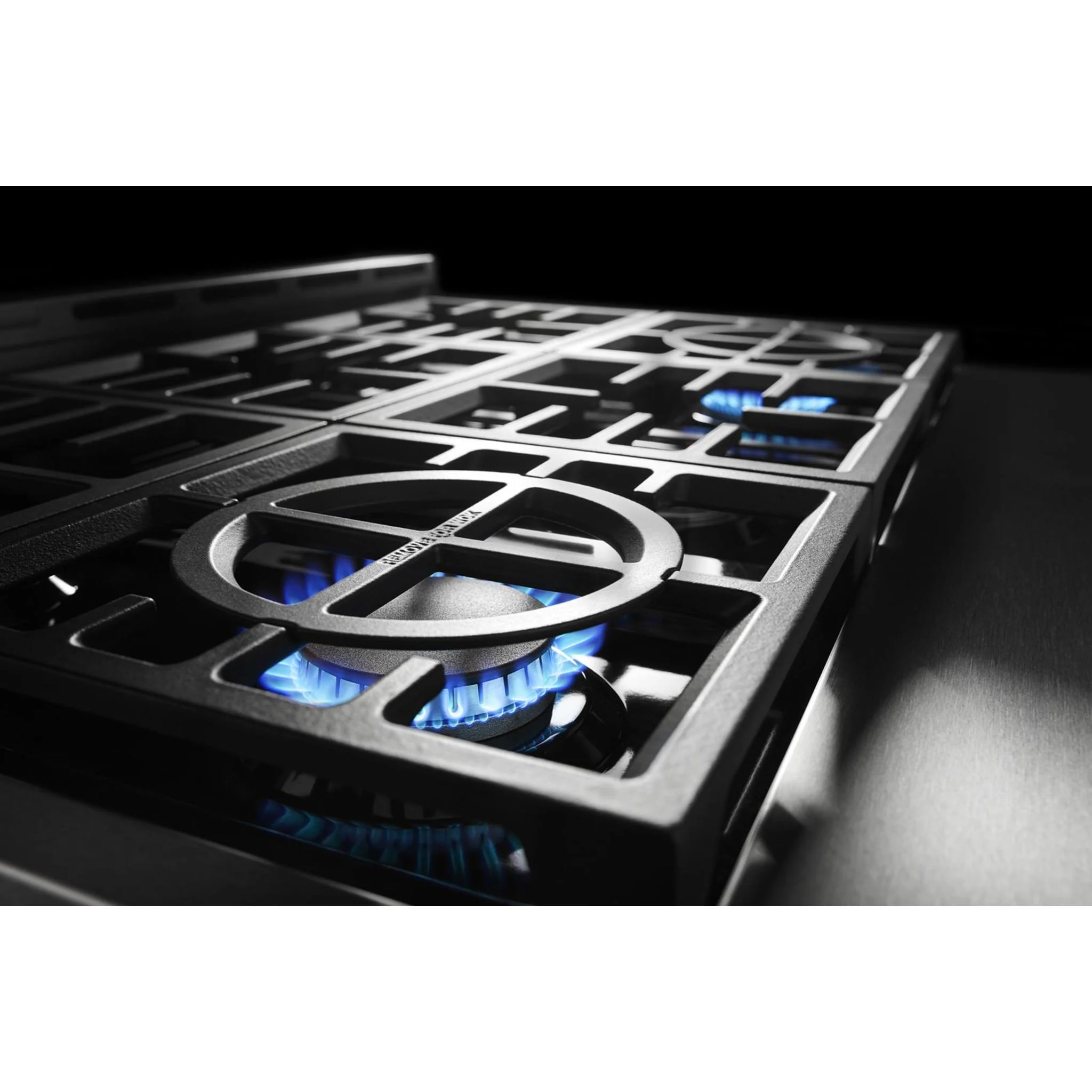 KitchenAid  36'' Smart Commercial-Style Gas Range with 6 Burners - Misty Blue (KFGC506JMB) - Image 38
