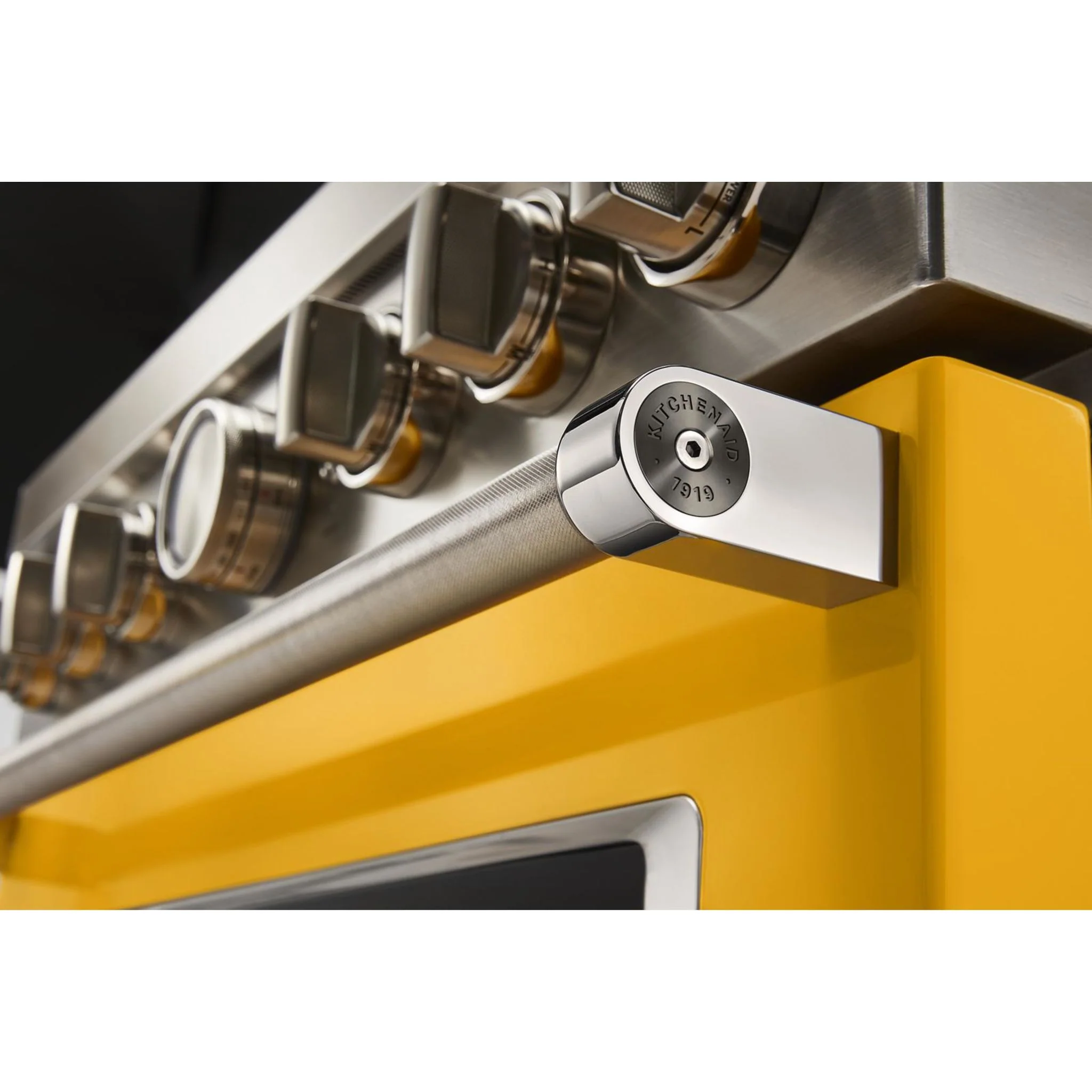 KitchenAid  36'' Smart Commercial-Style Gas Range with 6 Burners - Yellow Pepper (KFGC506JYP) - Image 28