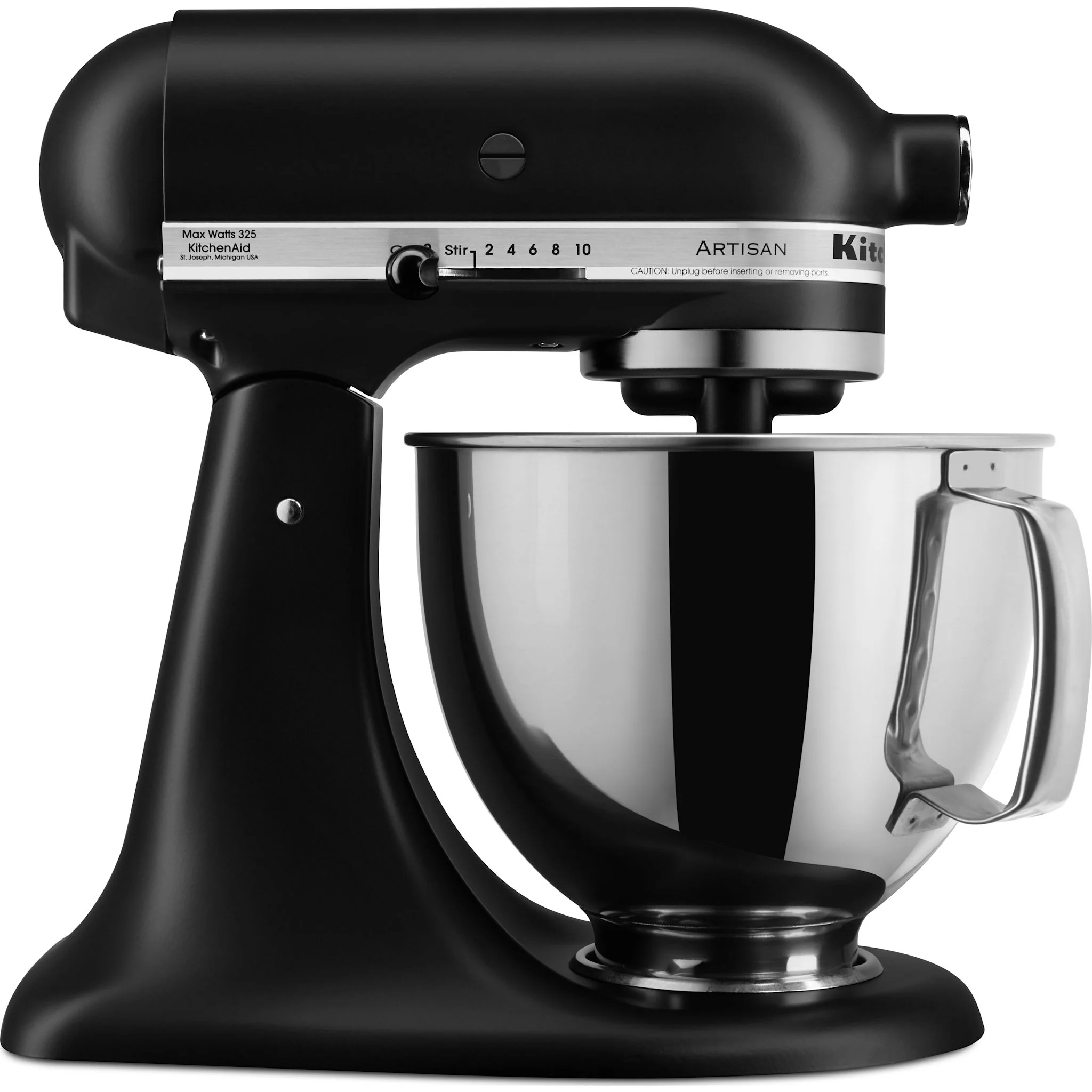 KitchenAid 5 Quart Tilt-Head Stand Mixer (KSM150PSBM) - Black Matte