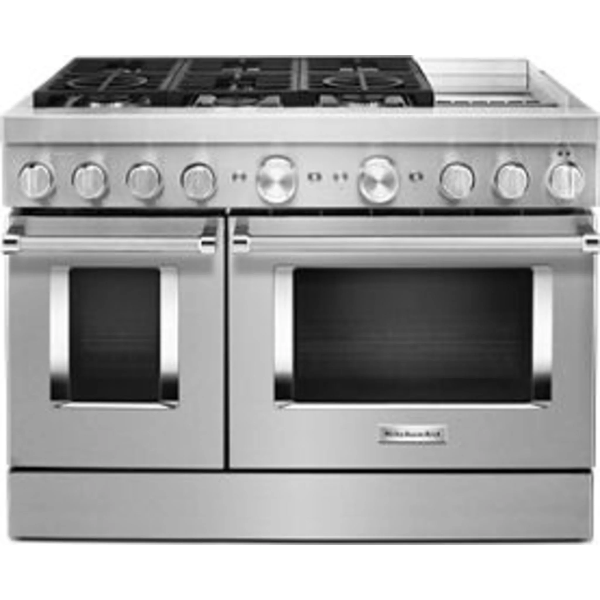 KitchenAid 48'' Smart Commercial-Style Dual Fuel Range with Griddle - Stainless Steel (KFDC558JSS) - Image 19