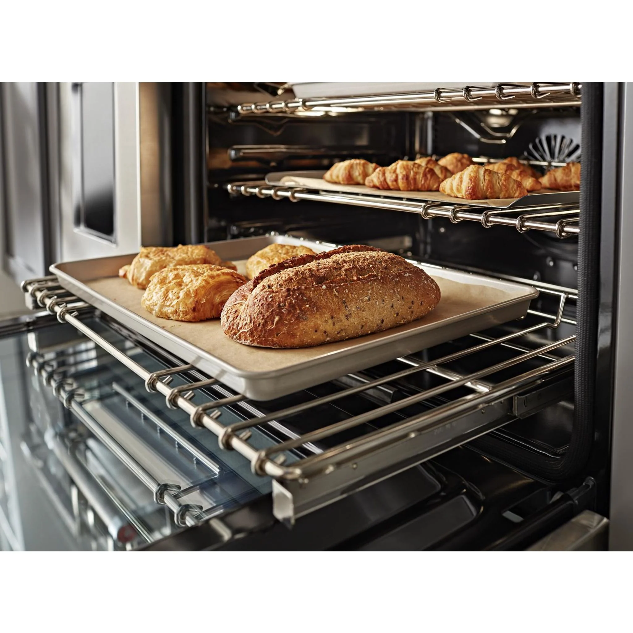 KitchenAid 48'' Smart Commercial-Style Dual Fuel Range with Griddle - Stainless Steel (KFDC558JSS) - Image 30