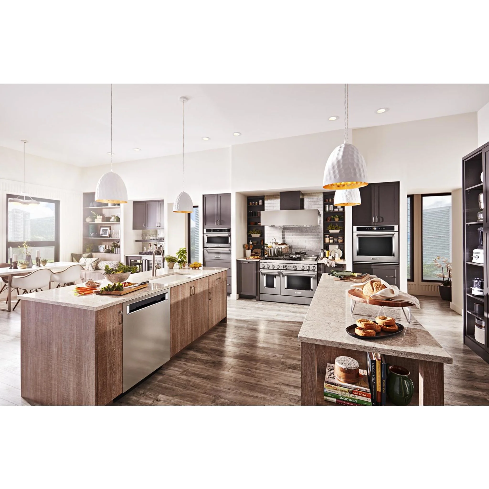 KitchenAid 48'' Smart Commercial-Style Dual Fuel Range with Griddle - Stainless Steel (KFDC558JSS) - Image 45