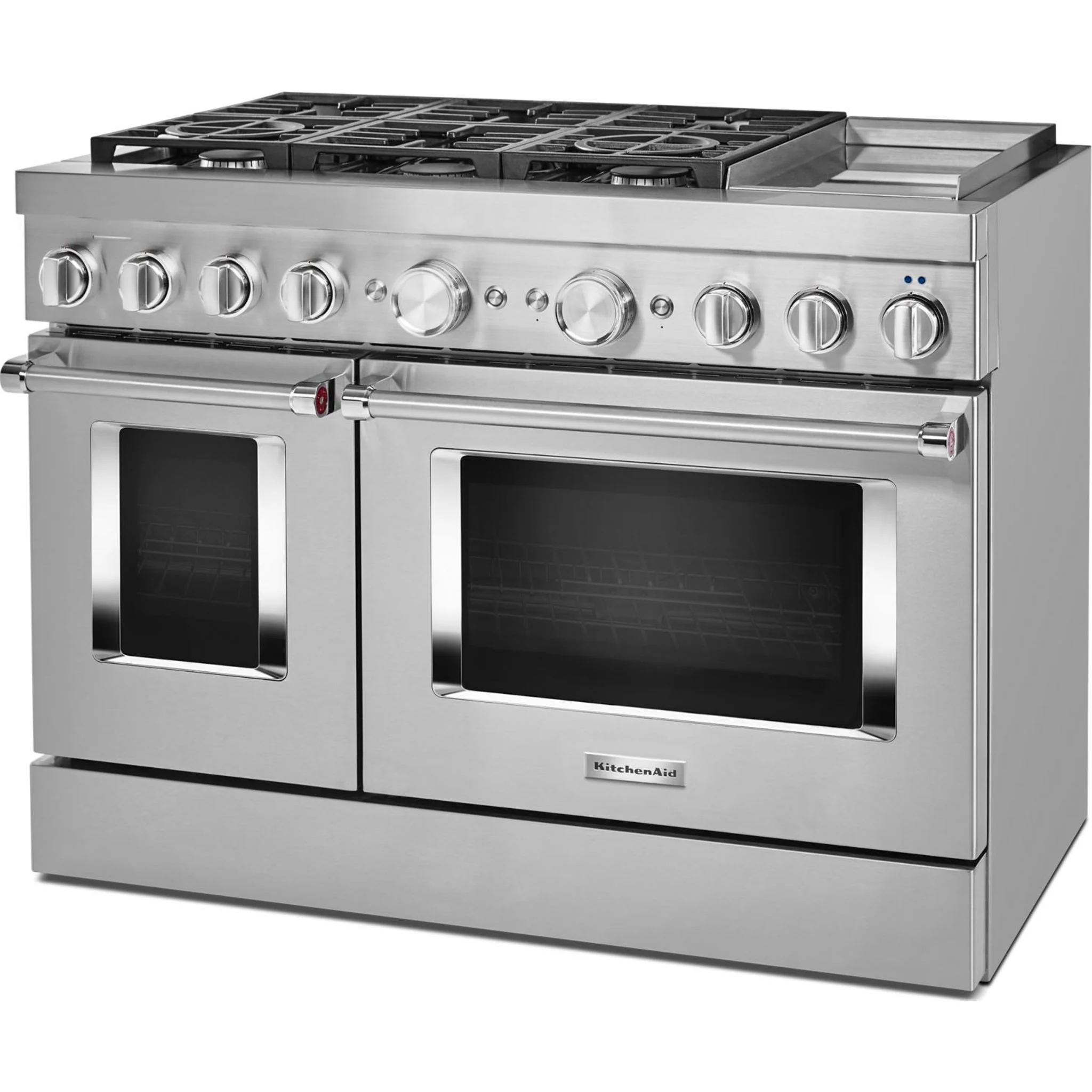 KitchenAid 48'' Smart Commercial-Style Dual Fuel Range with Griddle - Stainless Steel (KFDC558JSS) - Image 50