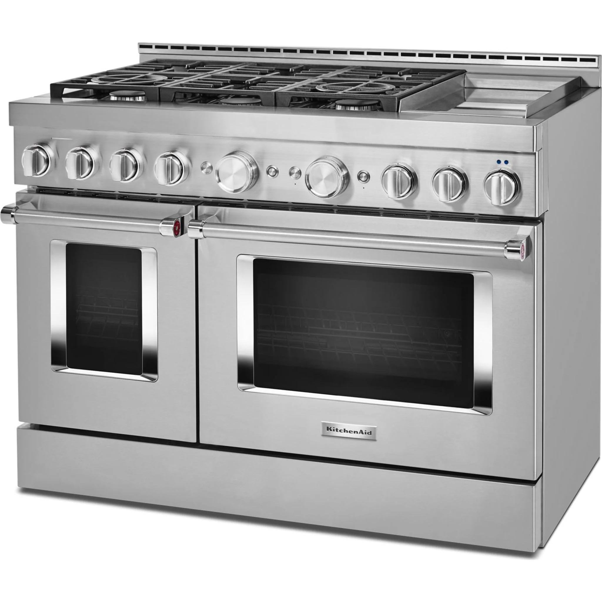 KitchenAid 48'' Smart Commercial-Style Gas Range with Griddle - Stainless Steel (KFGC558JSS) - Image 33