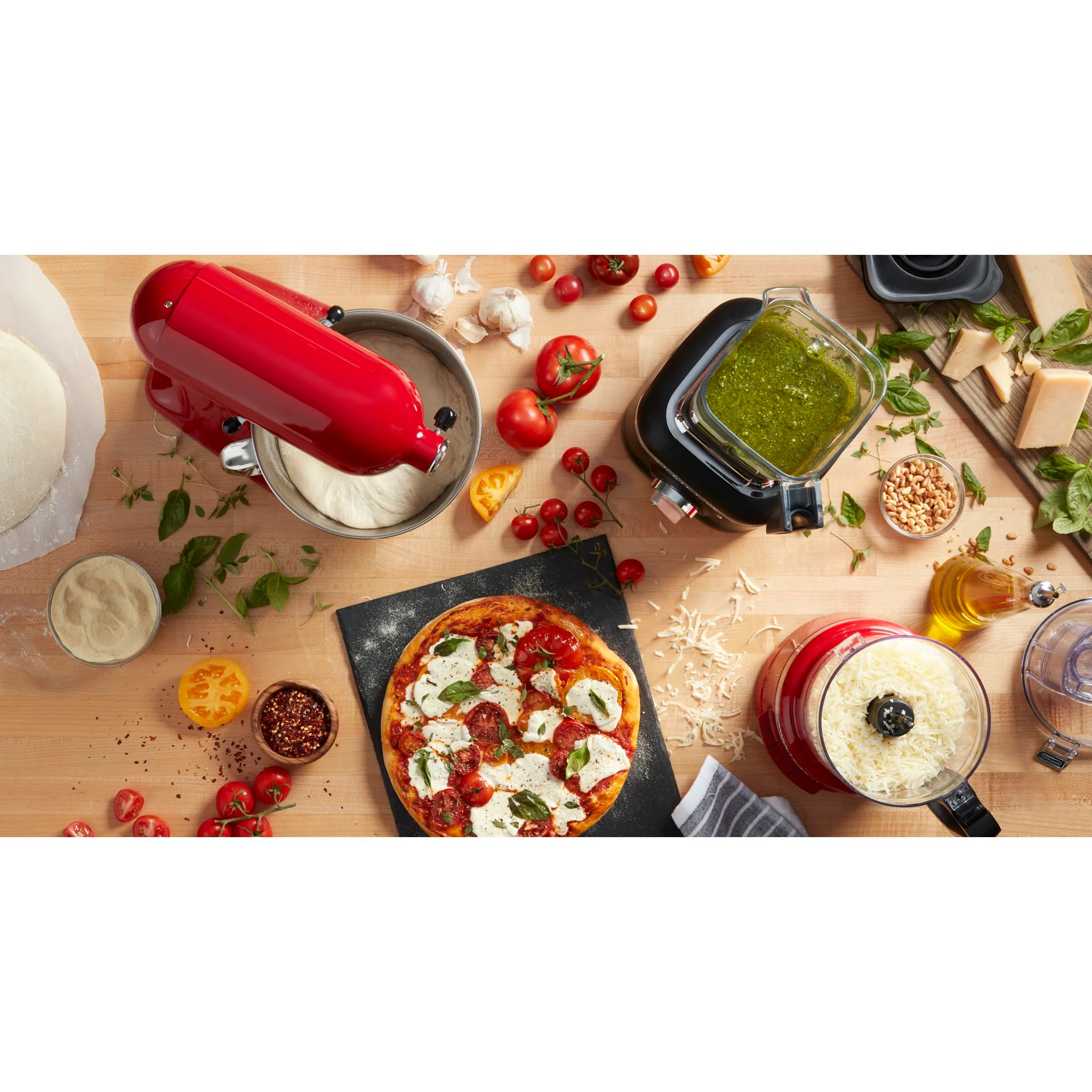KitchenAid 7 Cup Food Processor (KFP0718ER) - Empire Red - Image 4
