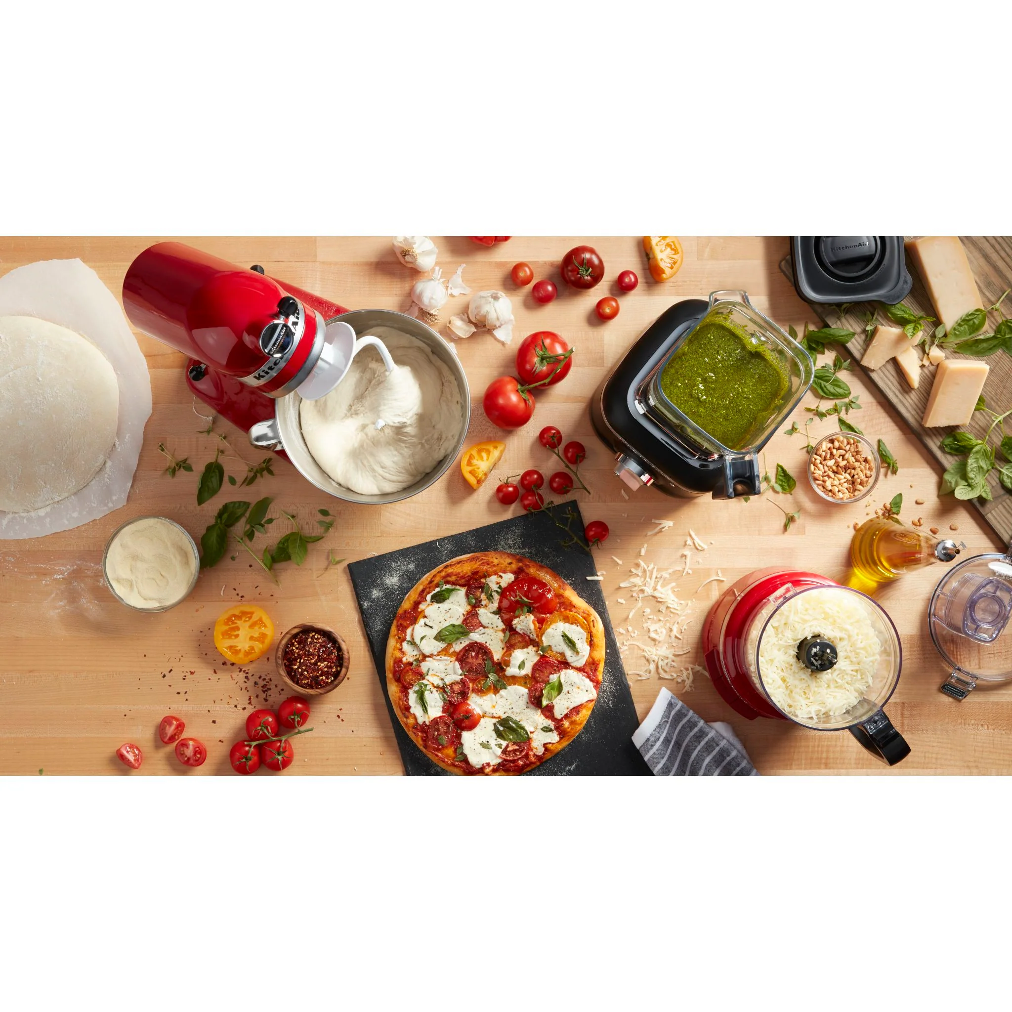 KitchenAid 7 Cup Food Processor (KFP0718ER) - Empire Red - Image 5