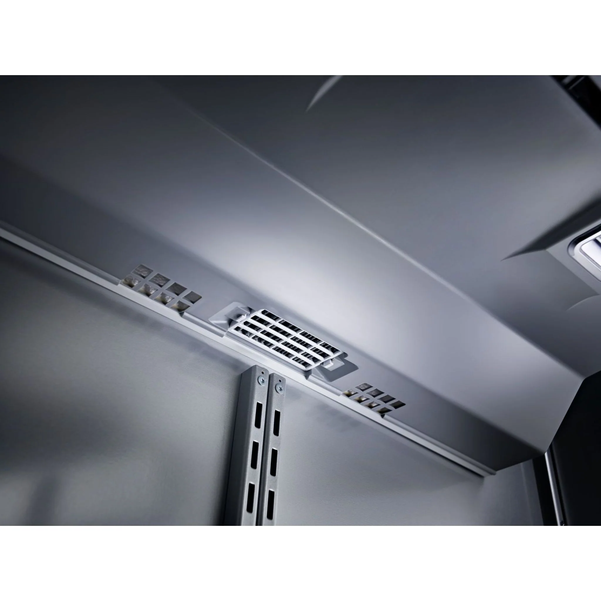 KitchenAid 20.9 cu.ft. 36" Width Built-In Stainless Bottom Mount Refrigerator with Platinum Interior Design - Stainless Steel (KBBR306ESS) - Image 9