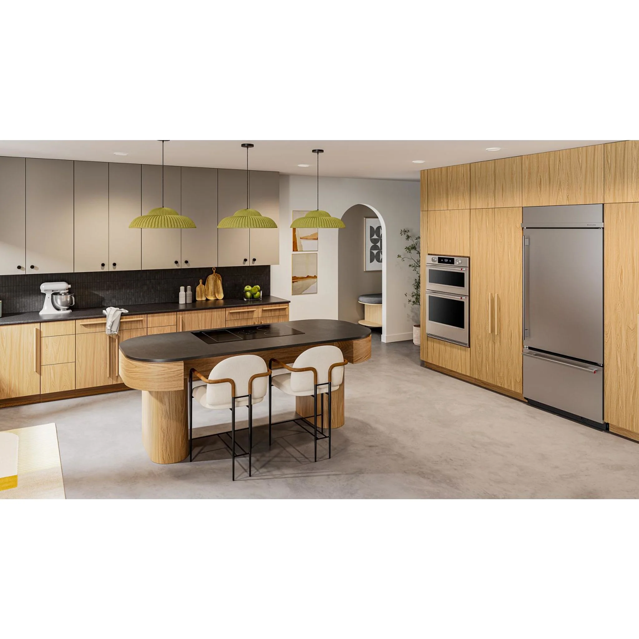 KitchenAid 20.8 Cu. Ft. 36" Built-In Bottom Mount Refrigerator with Platinum Interior -Stainless Steel with PrintShield™ Finish (KBBR336SPS) - Image 14