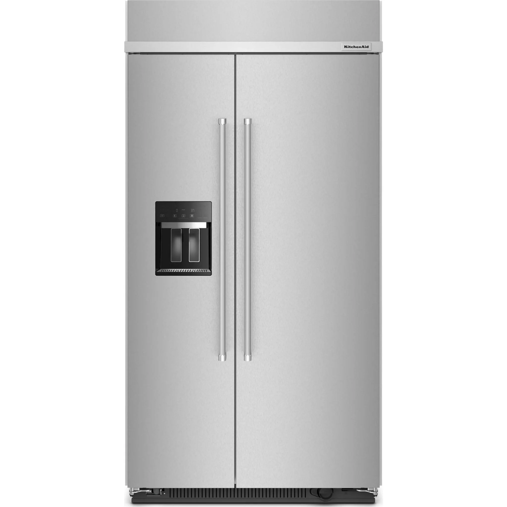 KitchenAid 25.1 cu.ft. 42" Built-In Side-by-Side Refrigerator with Ice and Water Dispenser - Stainless Steel (KBSD702MSS) - Image 19