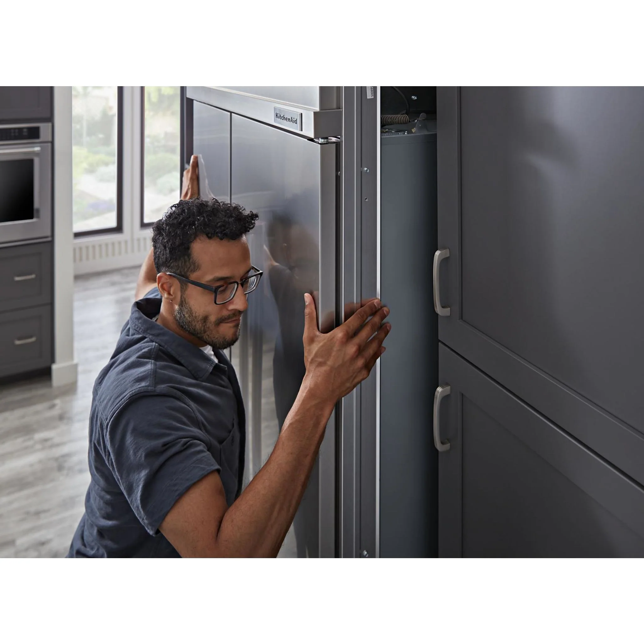 KitchenAid 25.5 Cu Ft. 42" Built-In Side-by-Side Refrigerator with Panel-Ready Doors - Panel Ready (KBSN702MPA) - Image 25