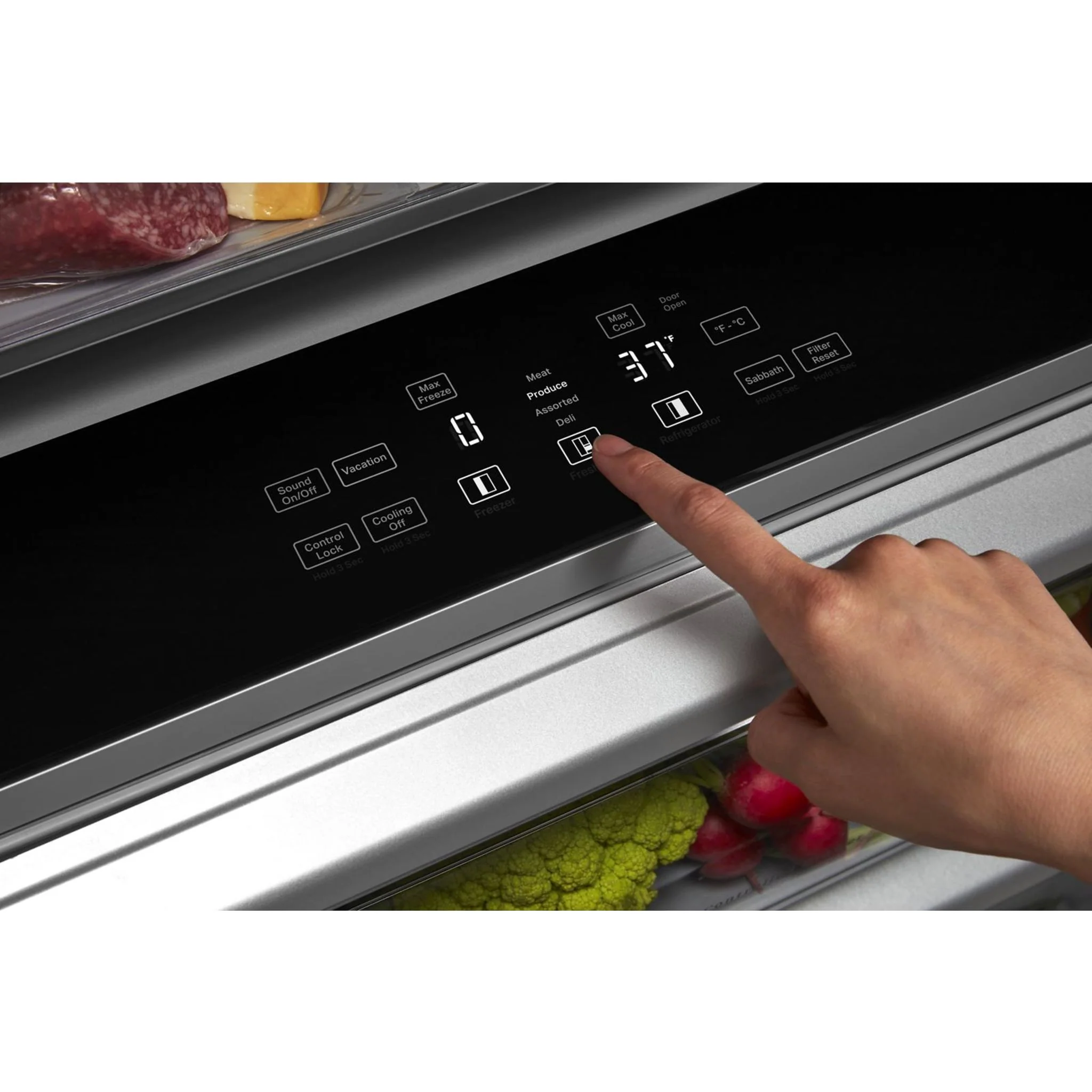 KitchenAid 25.5 Cu Ft. 42" Built-In Side-by-Side Refrigerator with Panel-Ready Doors - Panel Ready (KBSN702MPA) - Image 39