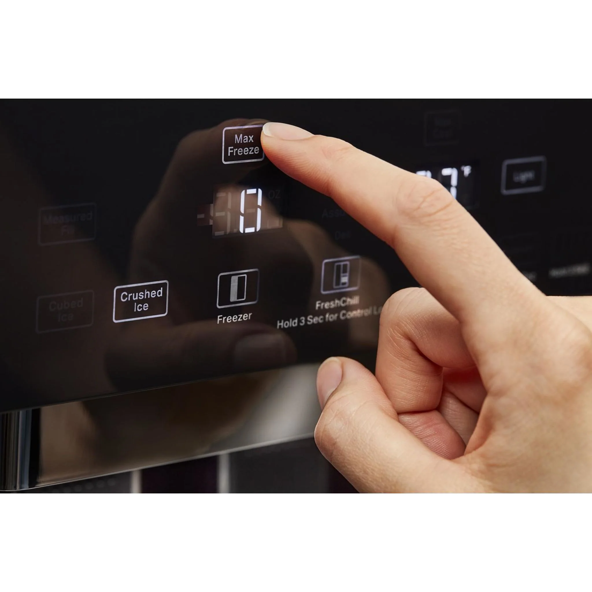 KitchenAid 25.5 Cu Ft. 42" Built-In Side-by-Side Refrigerator with PrintShield Finish - Stainless Steel with PrintShield™ Finish (KBSN702MPS) - Image 21
