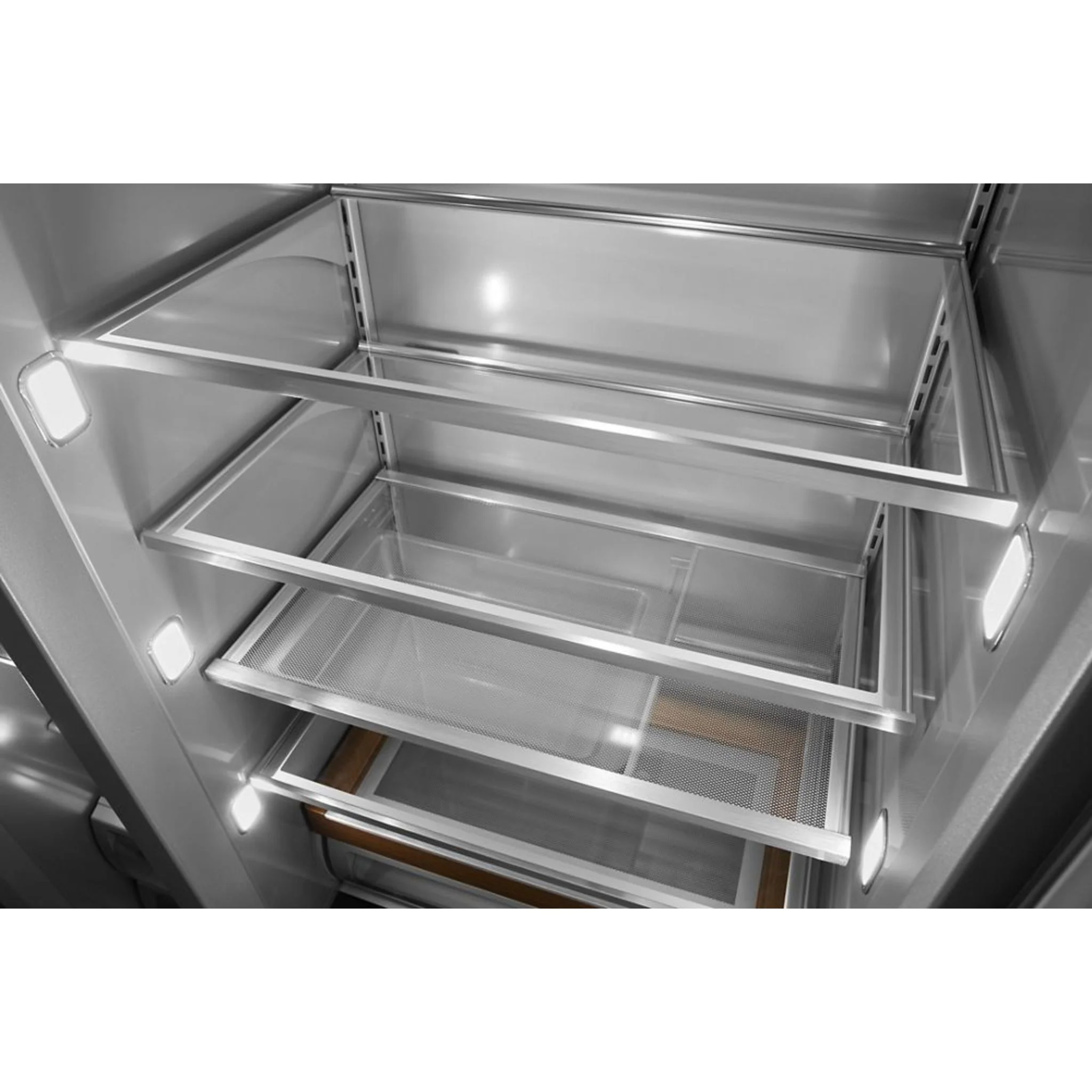 KitchenAid 30 cu.ft. 48" Built-In Side-by-Side Refrigerator with PrintShield Finish - Black Stainless Steel with PrintShield™ Finish (KBSN708MBS) - Image 38