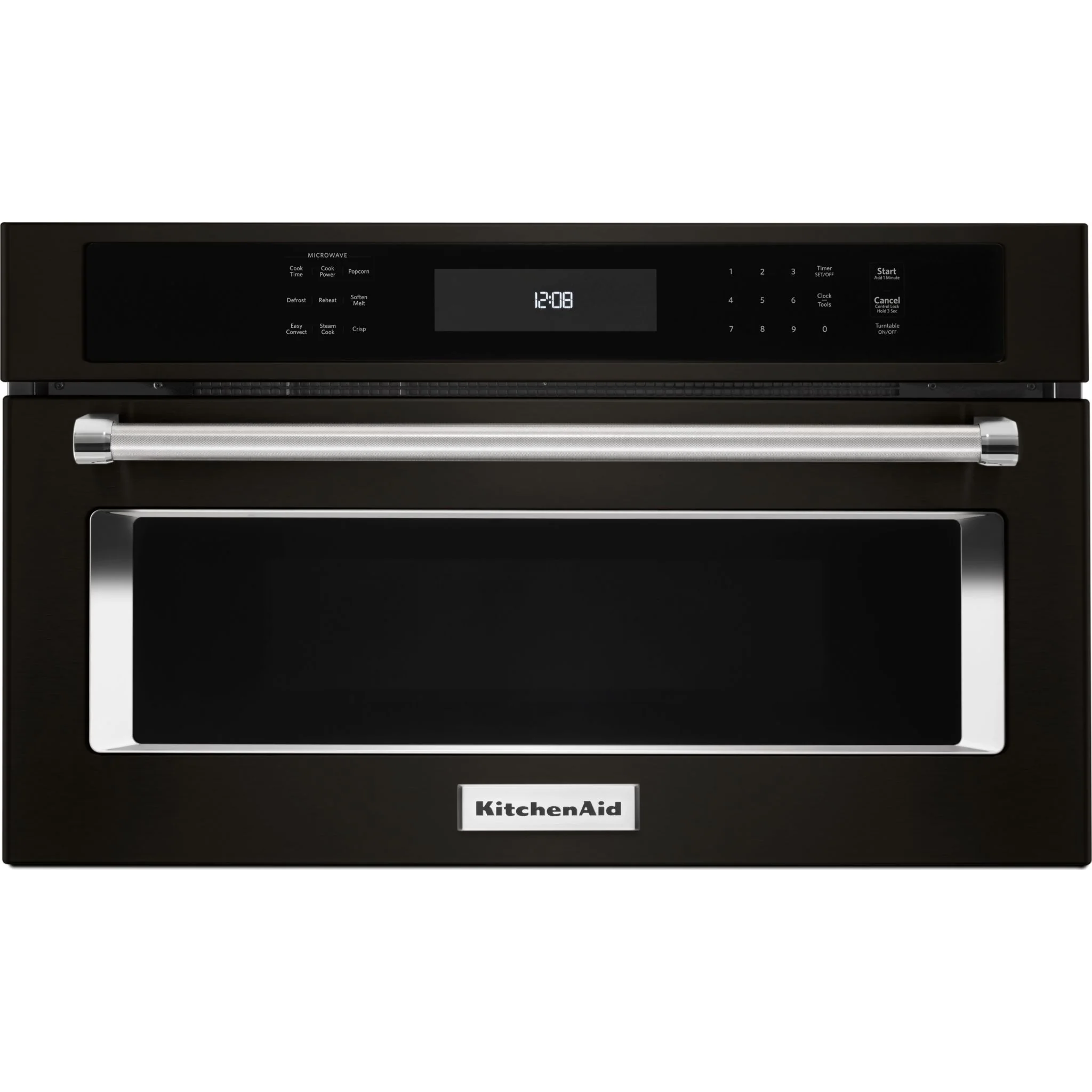 KitchenAid 27" Built In Microwave Oven with Convection Cooking - Black Stainless (KMBP107EBS)