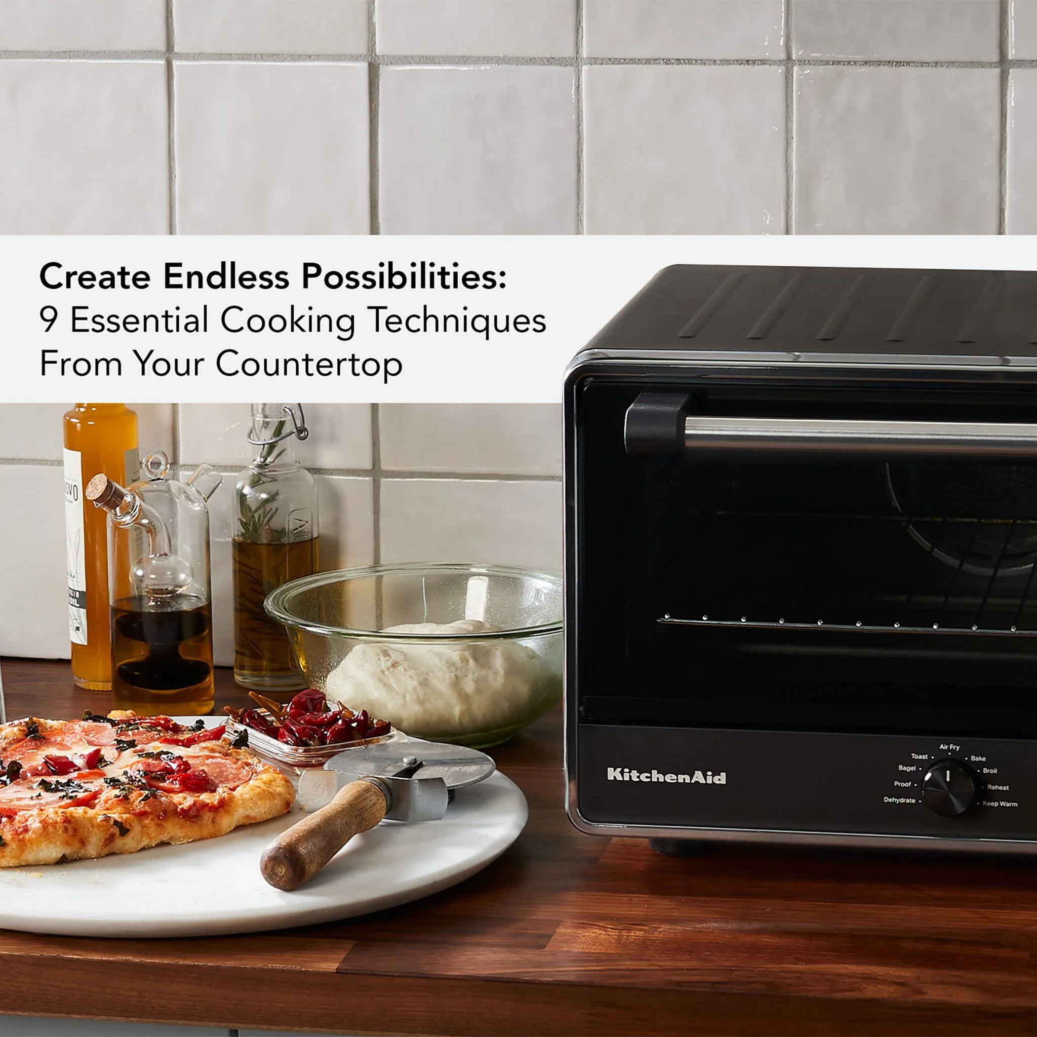 KitchenAid Digital Countertop Oven with Air Fryer (KCO124BM) - Matte Black - Image 3